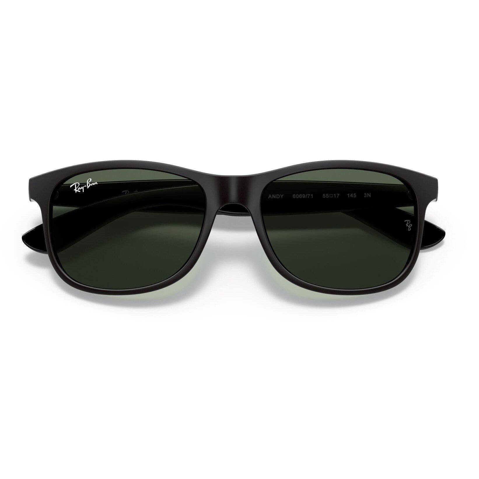 Matte Black - Ray-Ban - Ray Ban Matte Black Square Sunglasses - 6