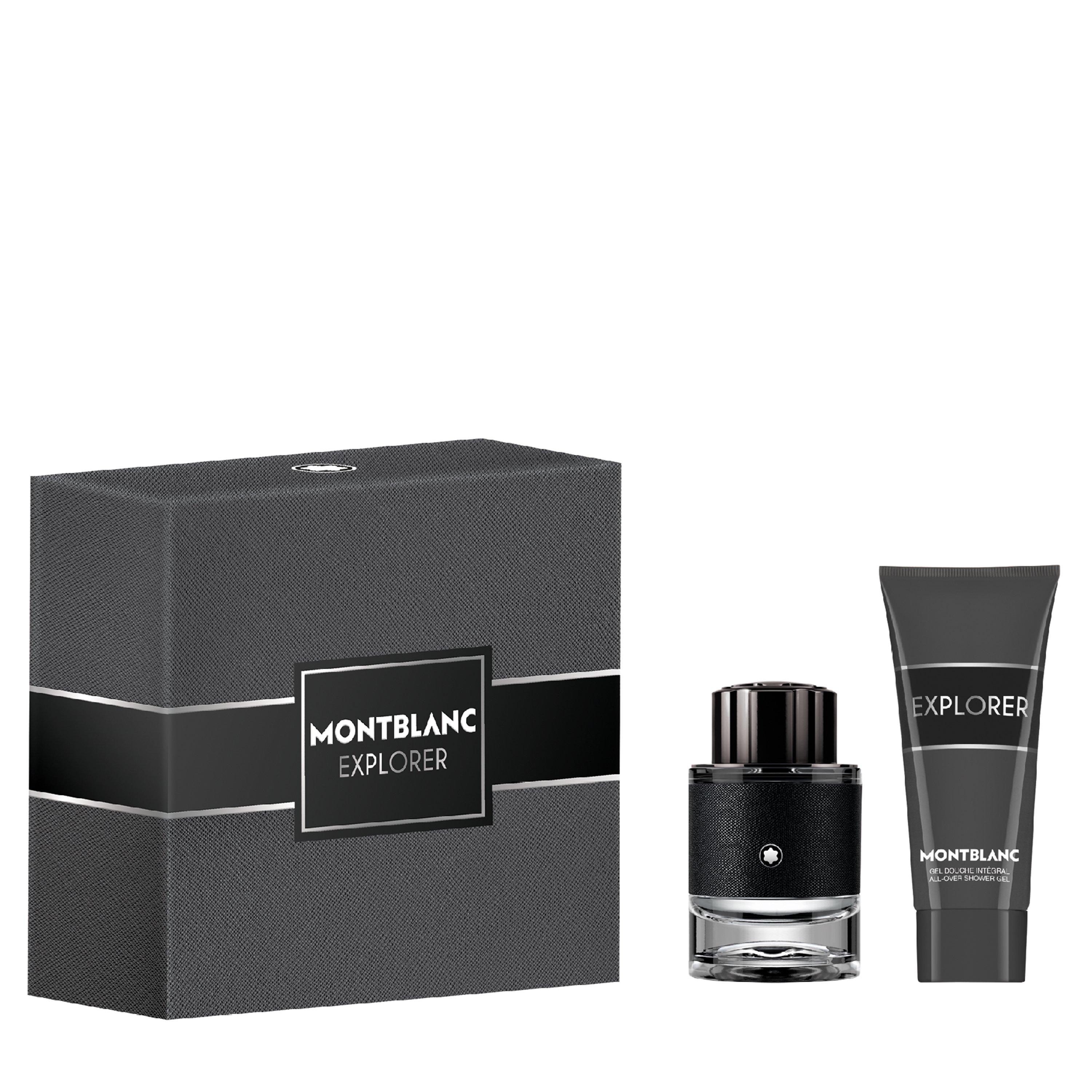 None - Montblanc - Explorer Gift Set: Eau de Parfum 60ml + Shower Gel 100ml Plastic Free - 1