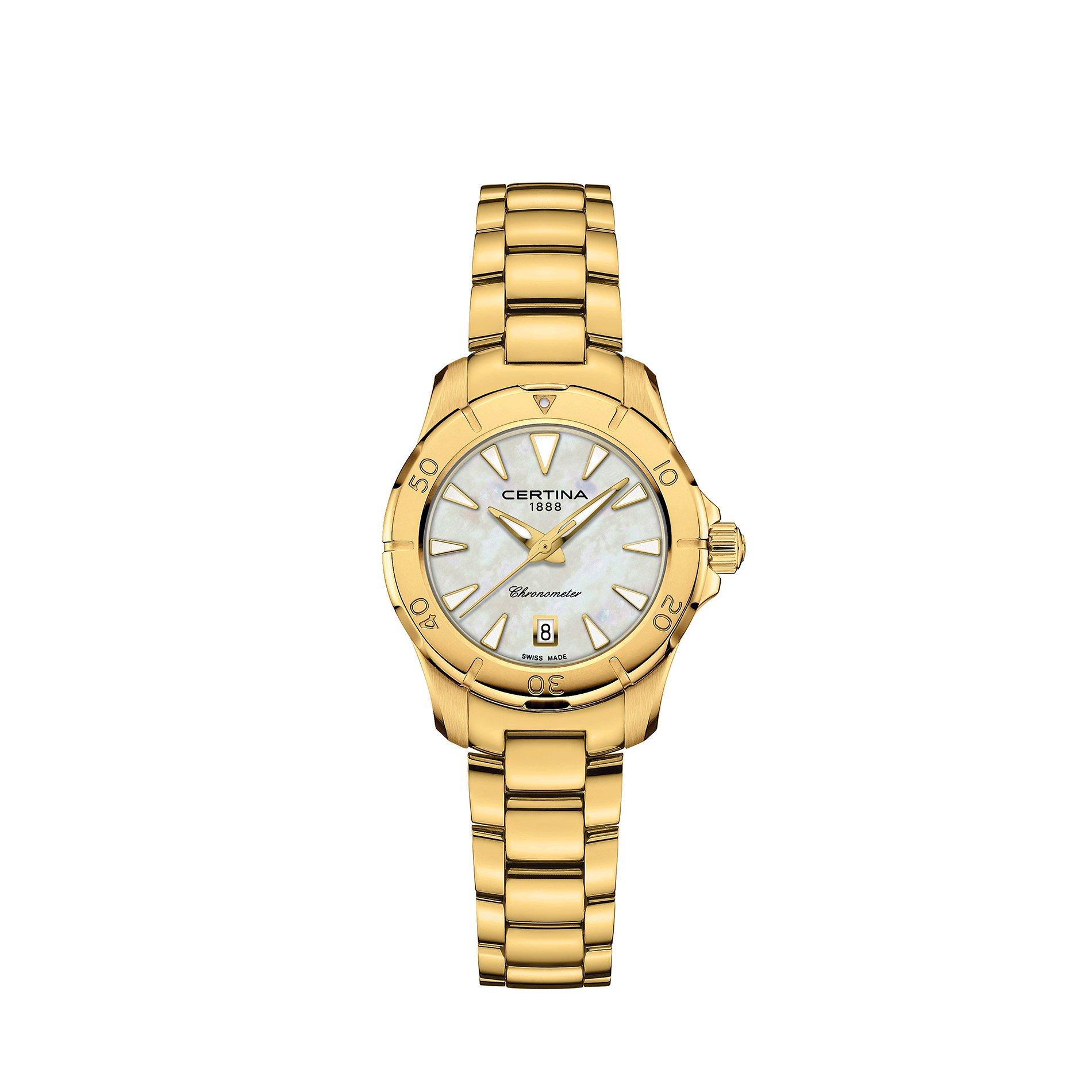 White/Gold - Certina - Men's Analogue Quartz Watch - 1