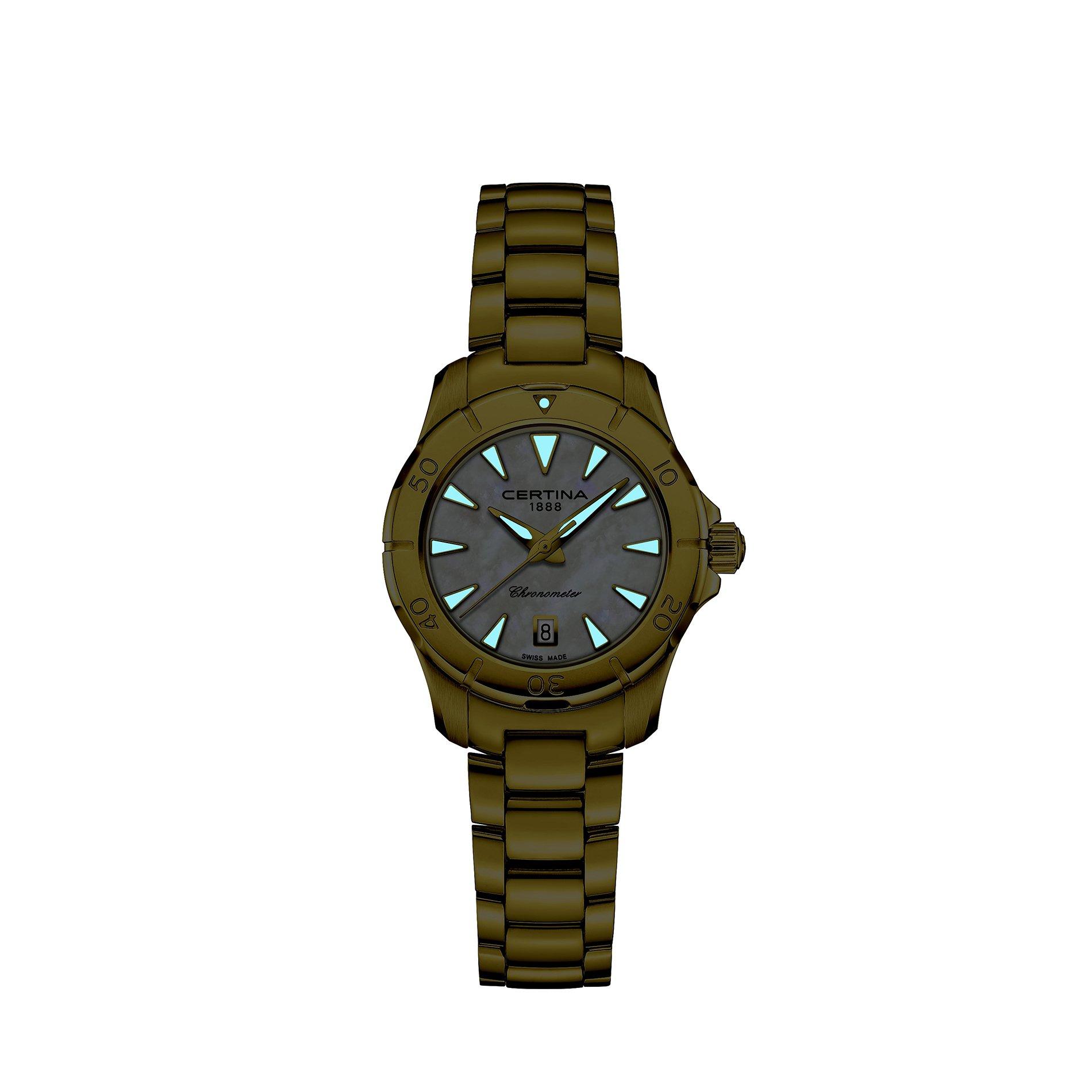 White/Gold - Certina - Men's Analogue Quartz Watch - 3