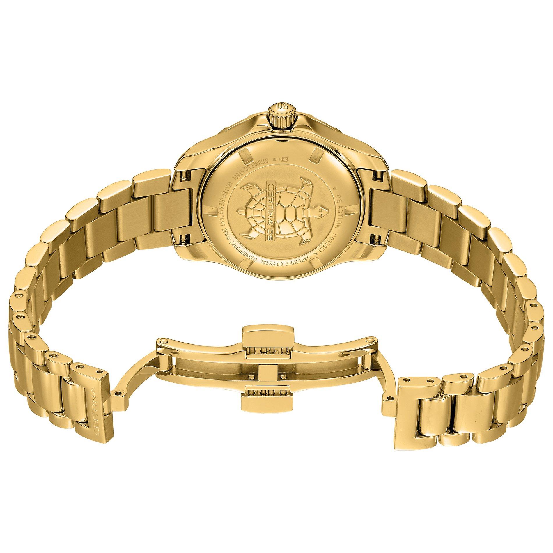 White/Gold - Certina - Men's Analogue Quartz Watch - 5