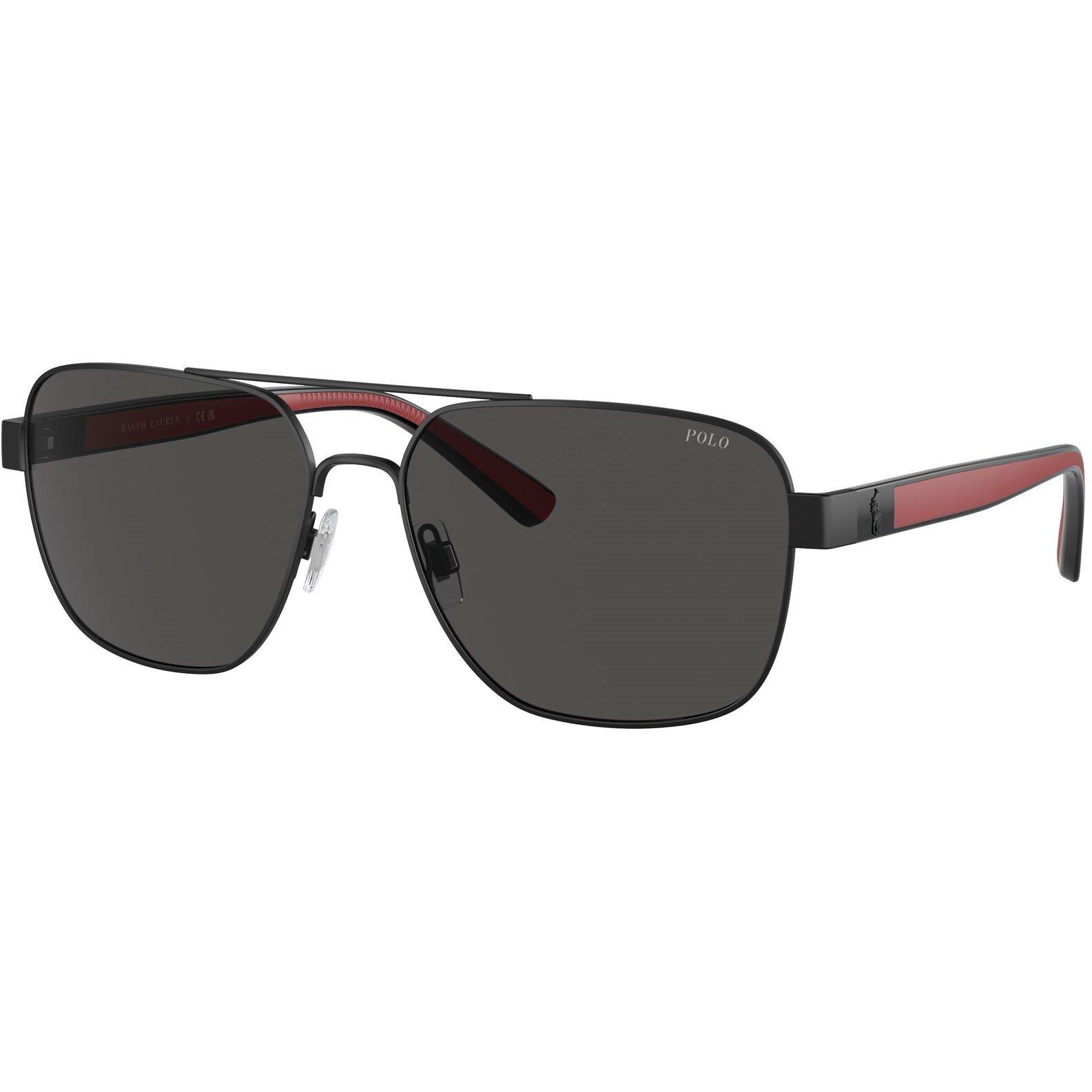 Matte Black - Polo Ralph Lauren - Men's Aviator Sunglasses - 2