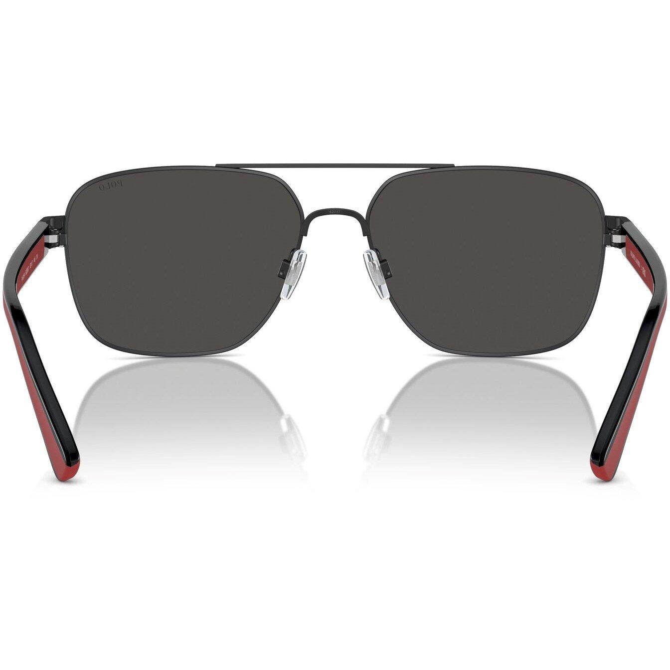 Matte Black - Polo Ralph Lauren - Men's Aviator Sunglasses - 3