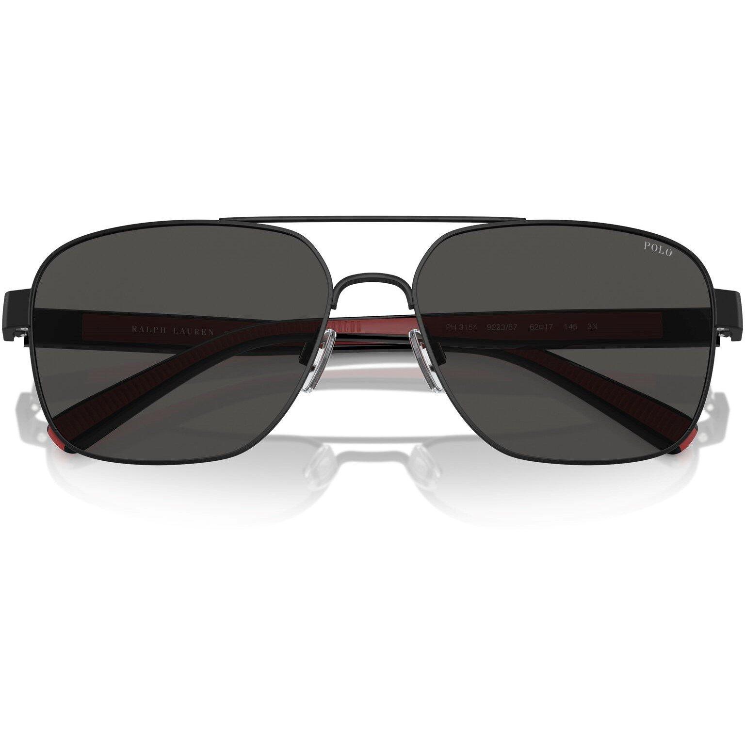 Matte Black - Polo Ralph Lauren - Men's Aviator Sunglasses - 4