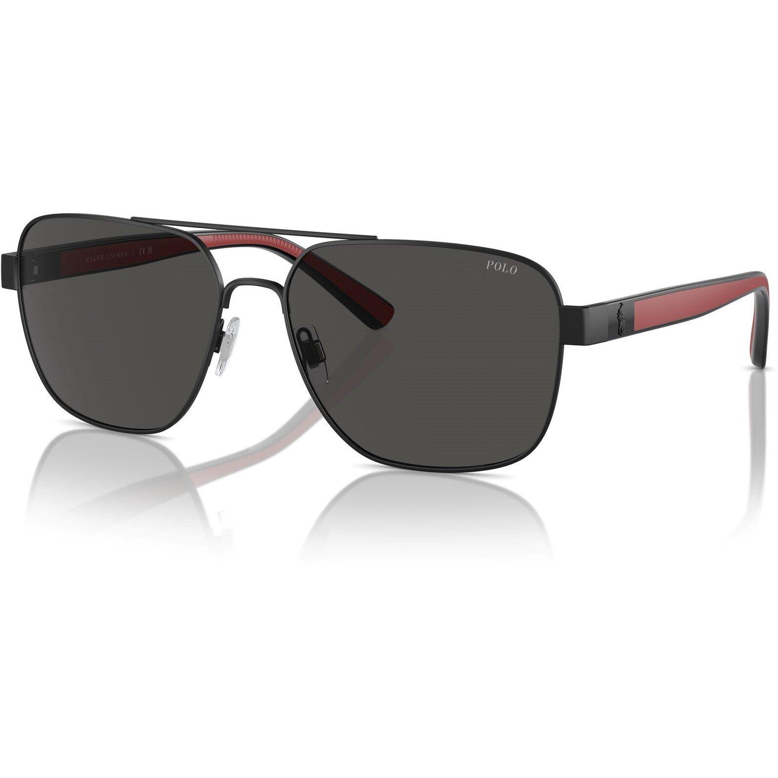 Matte Black - Polo Ralph Lauren - Men's Aviator Sunglasses - 7