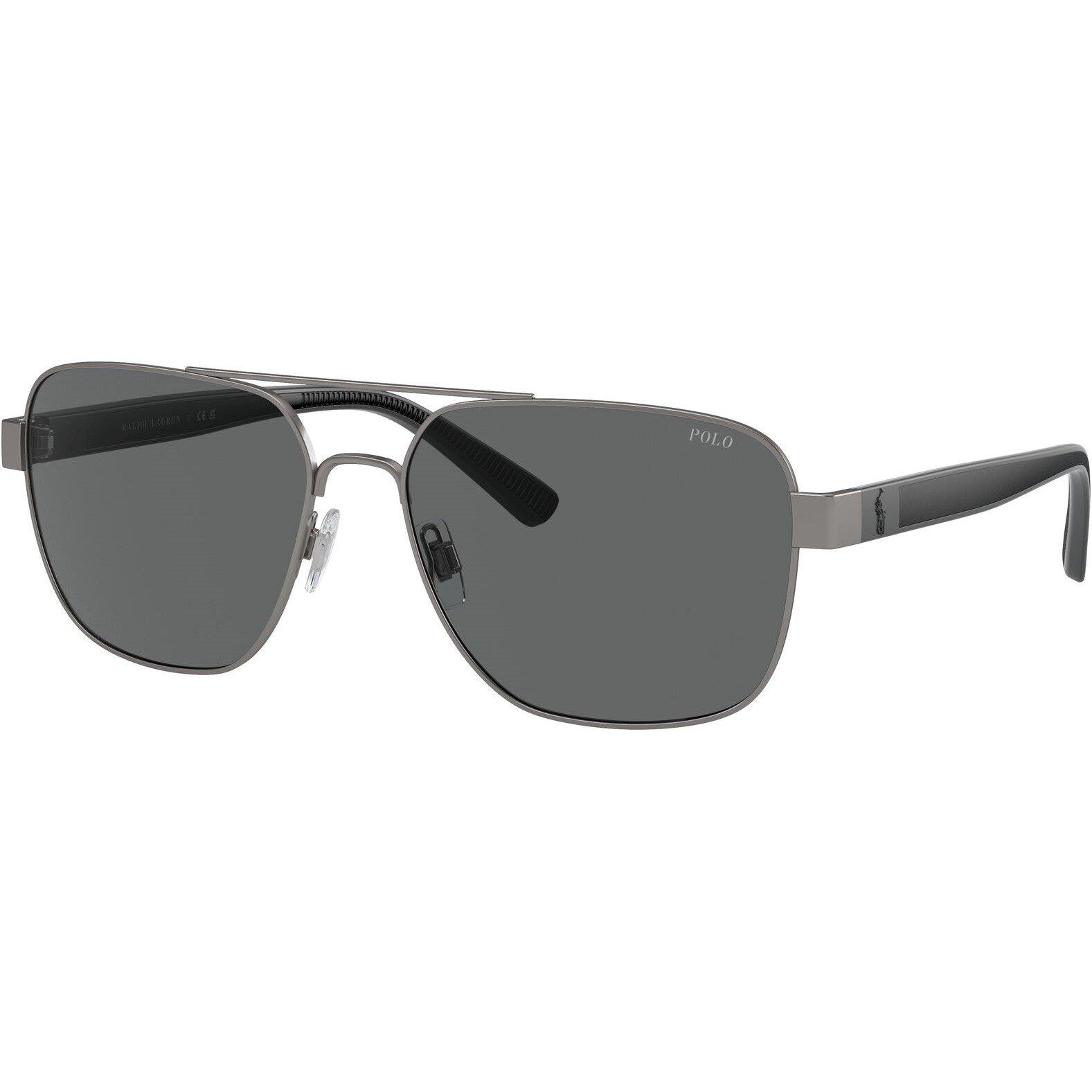 Matte Gunmetal - Polo Ralph Lauren - Men's Aviator Sunglasses - 2