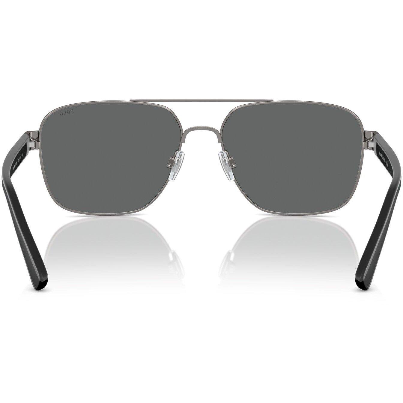 Matte Gunmetal - Polo Ralph Lauren - Men's Aviator Sunglasses - 3