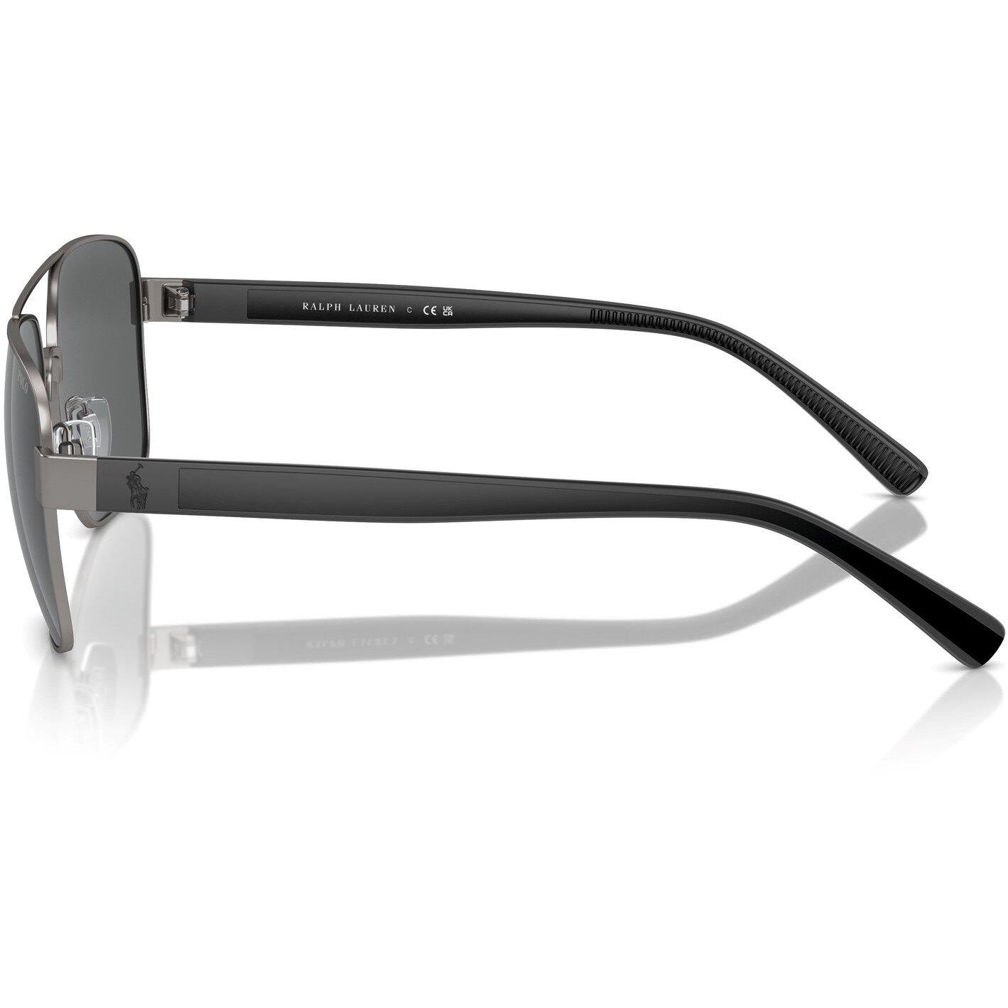 Matte Gunmetal - Polo Ralph Lauren - Men's Aviator Sunglasses - 6