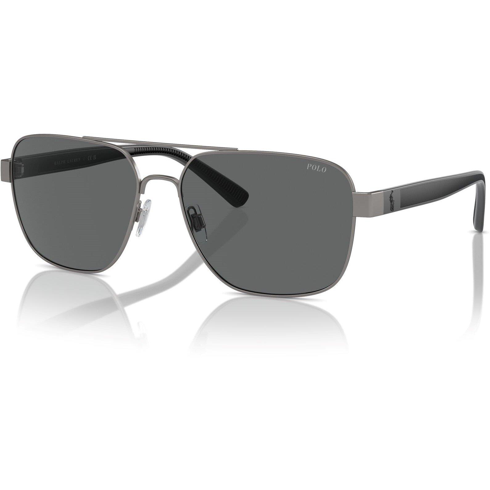 Matte Gunmetal - Polo Ralph Lauren - Men's Aviator Sunglasses - 7