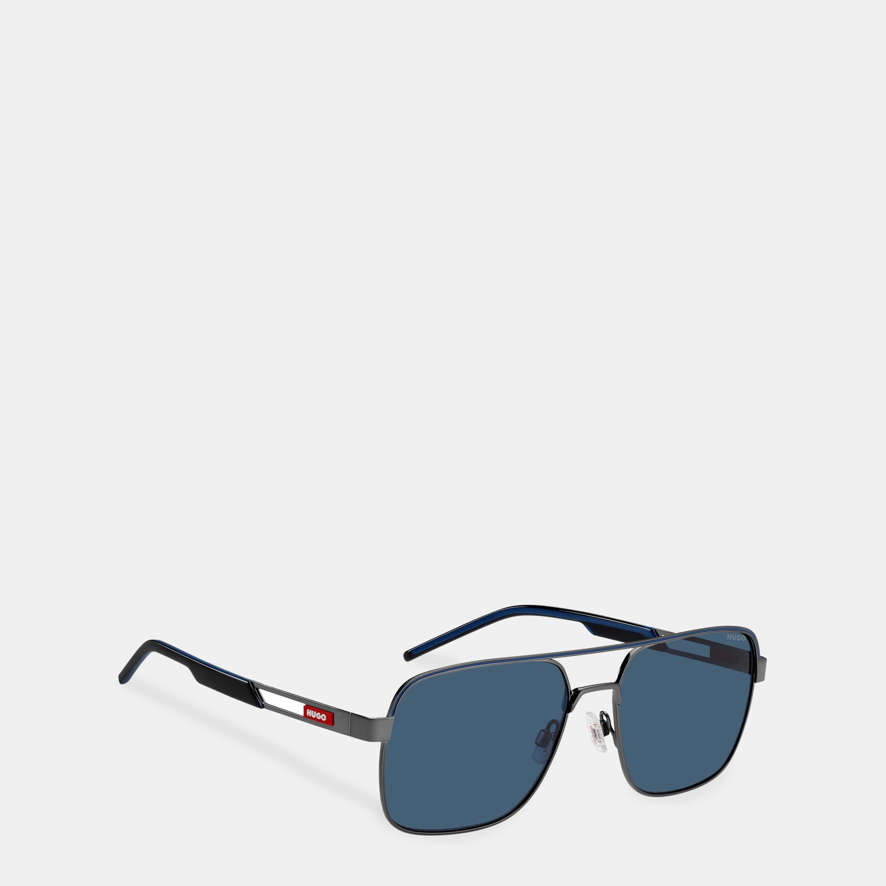 Black - Hugo - Men's HugoSun Square Sunglasses - 2