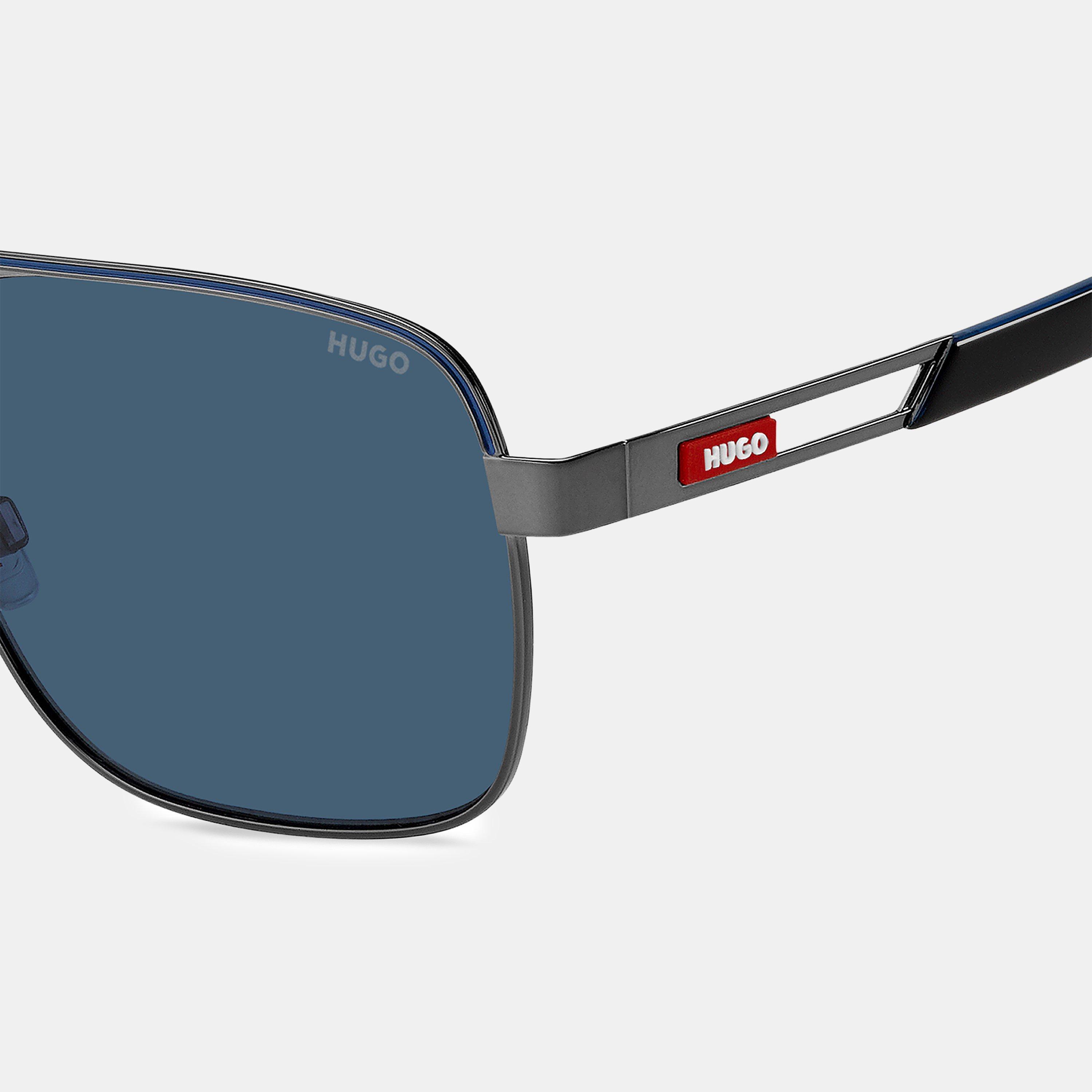 Black - Hugo - Men's HugoSun Square Sunglasses - 3