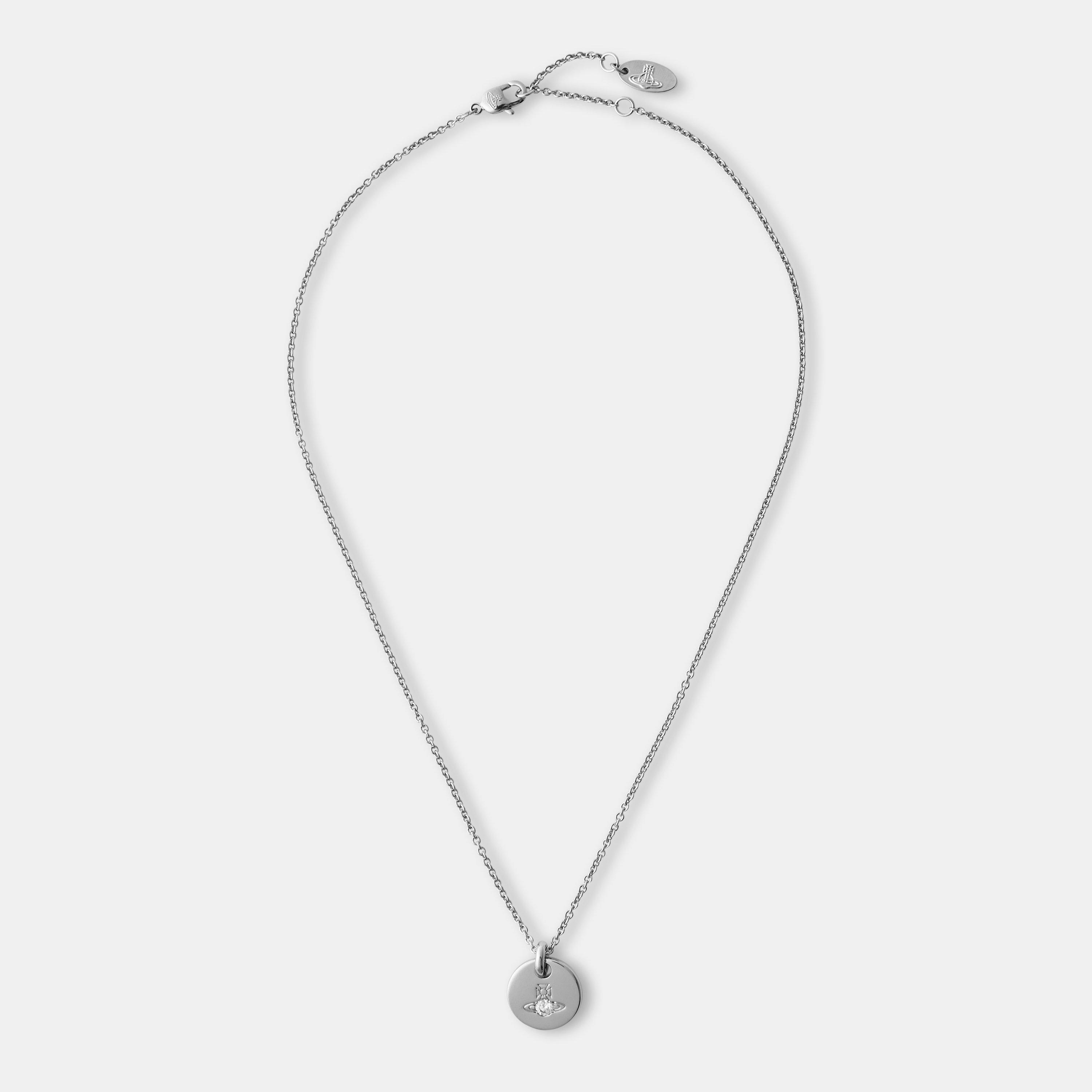 Plat/White - Vivienne Westwood - Men's Viv Lewis Pendant Necklace - 2