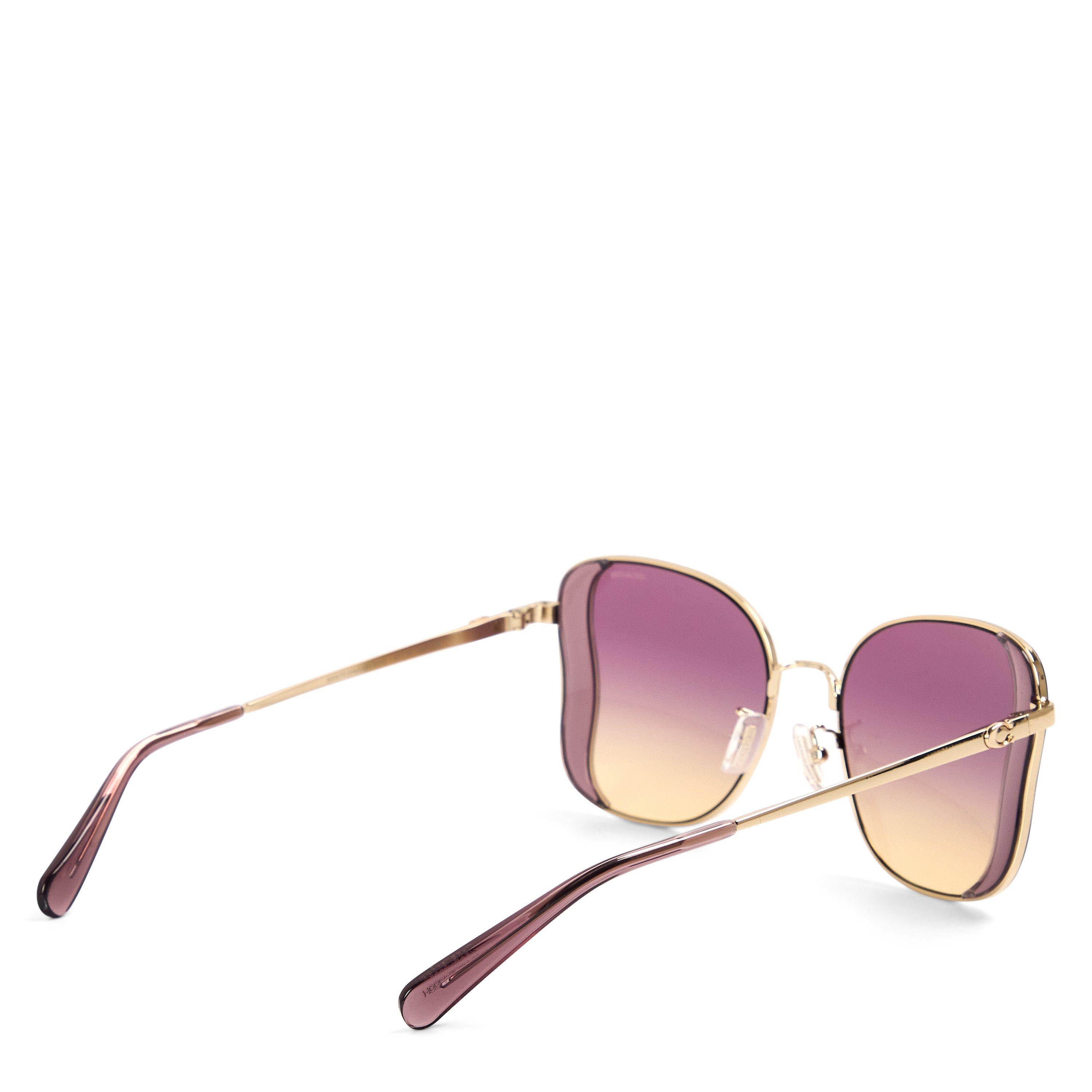 Iris/Gold - Coach - Women's 0HC7188 Oversized Sunglasses - 2