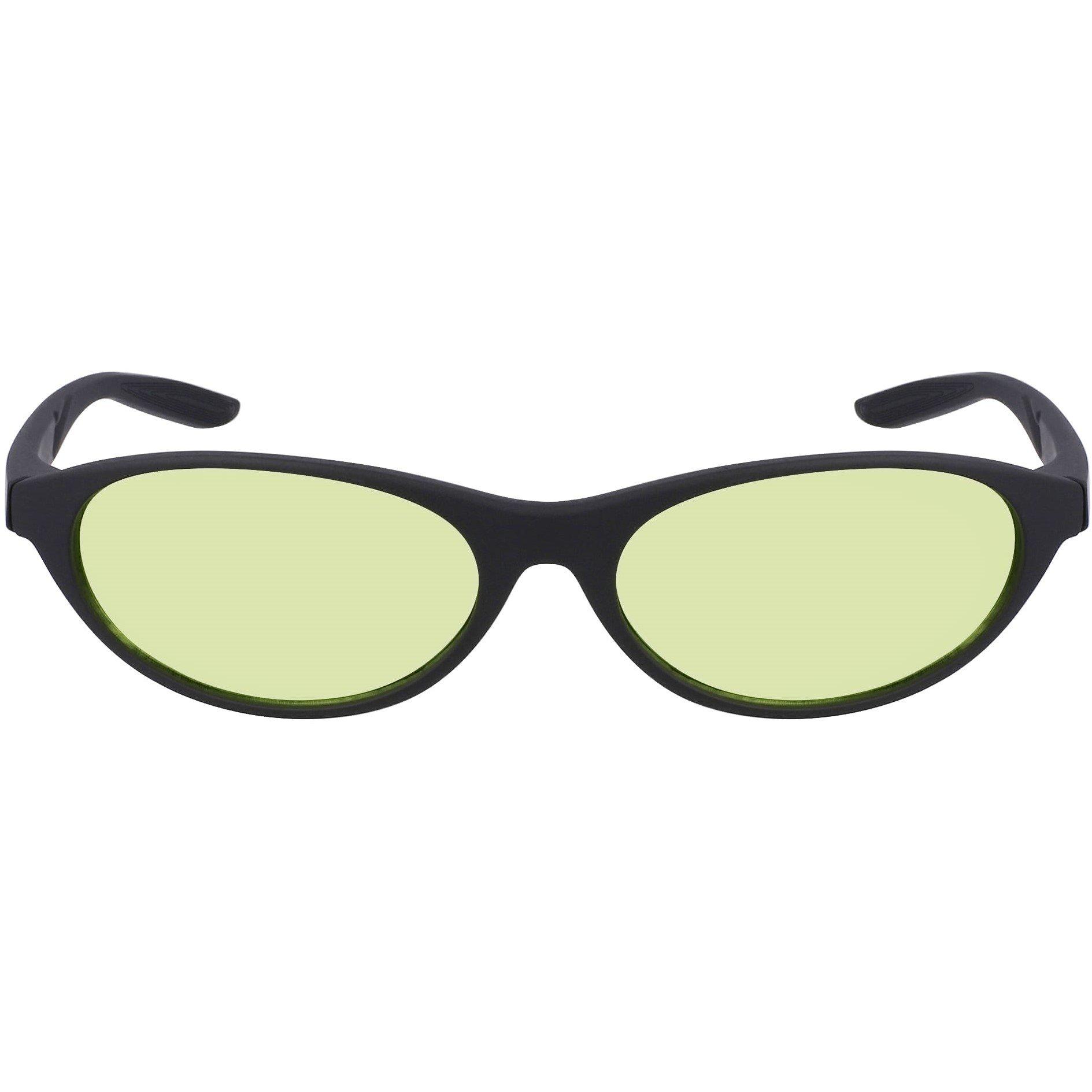 Matte Schwarz/Volt - Nike - Retro E Oval Sunglasses - 2
