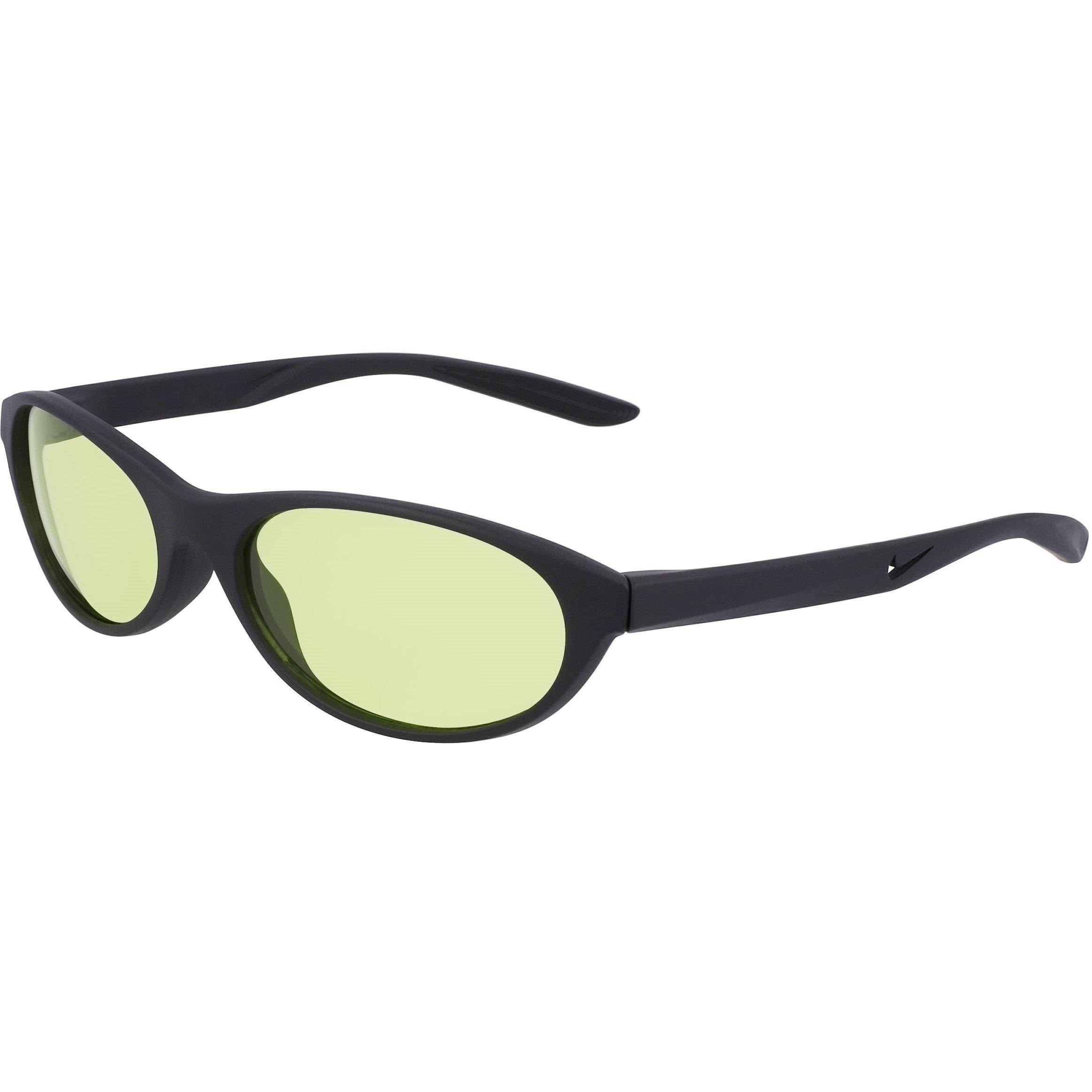 Matte Schwarz/Volt - Nike - Retro E Oval Sunglasses - 3