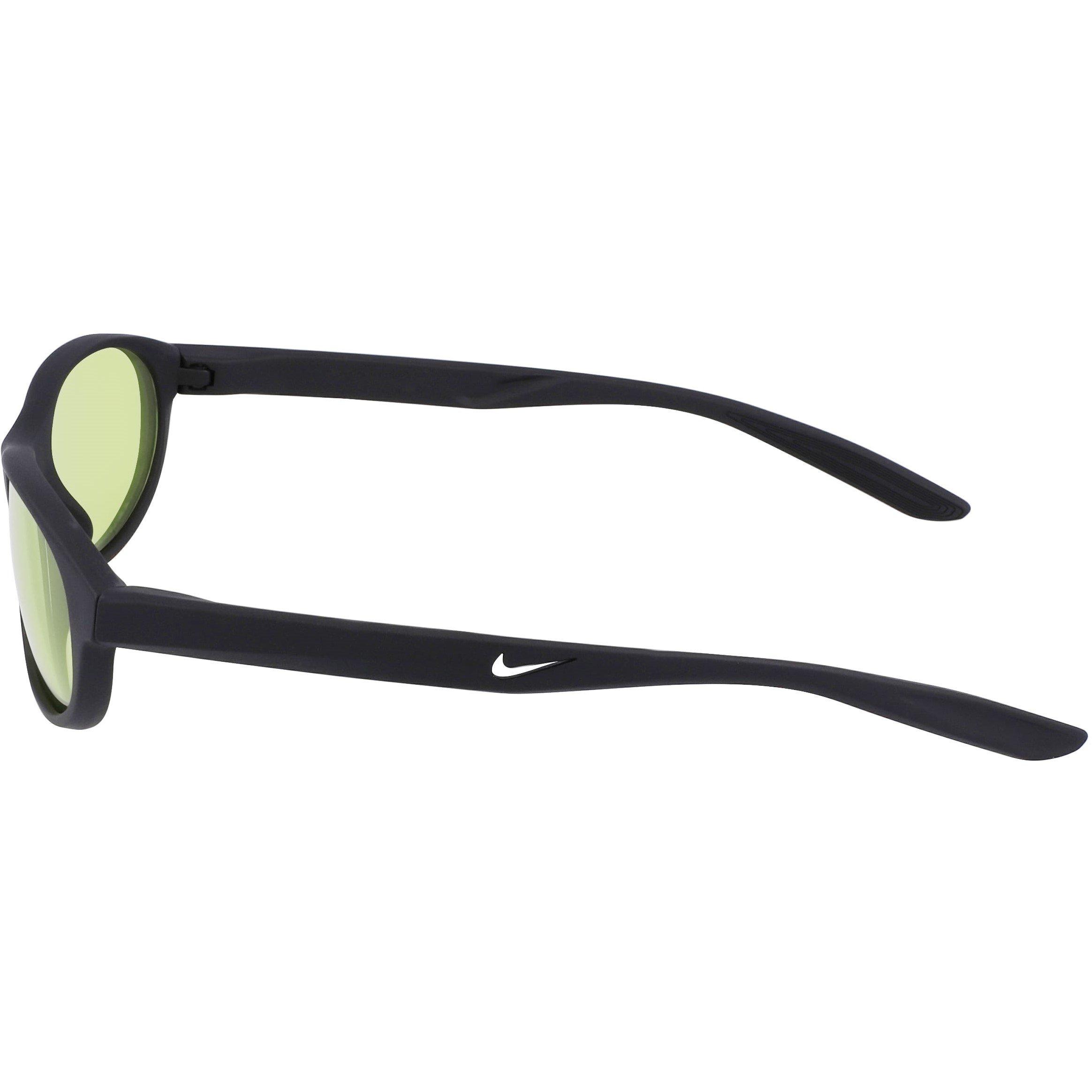 Matte Schwarz/Volt - Nike - Retro E Oval Sunglasses - 4