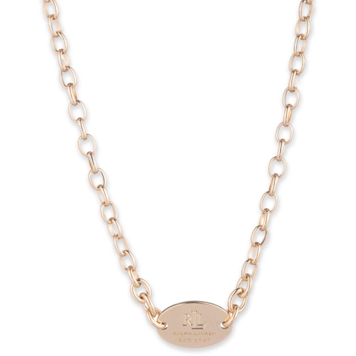  GLD - Lauren Ralph Lauren - Logo Necklace - 1