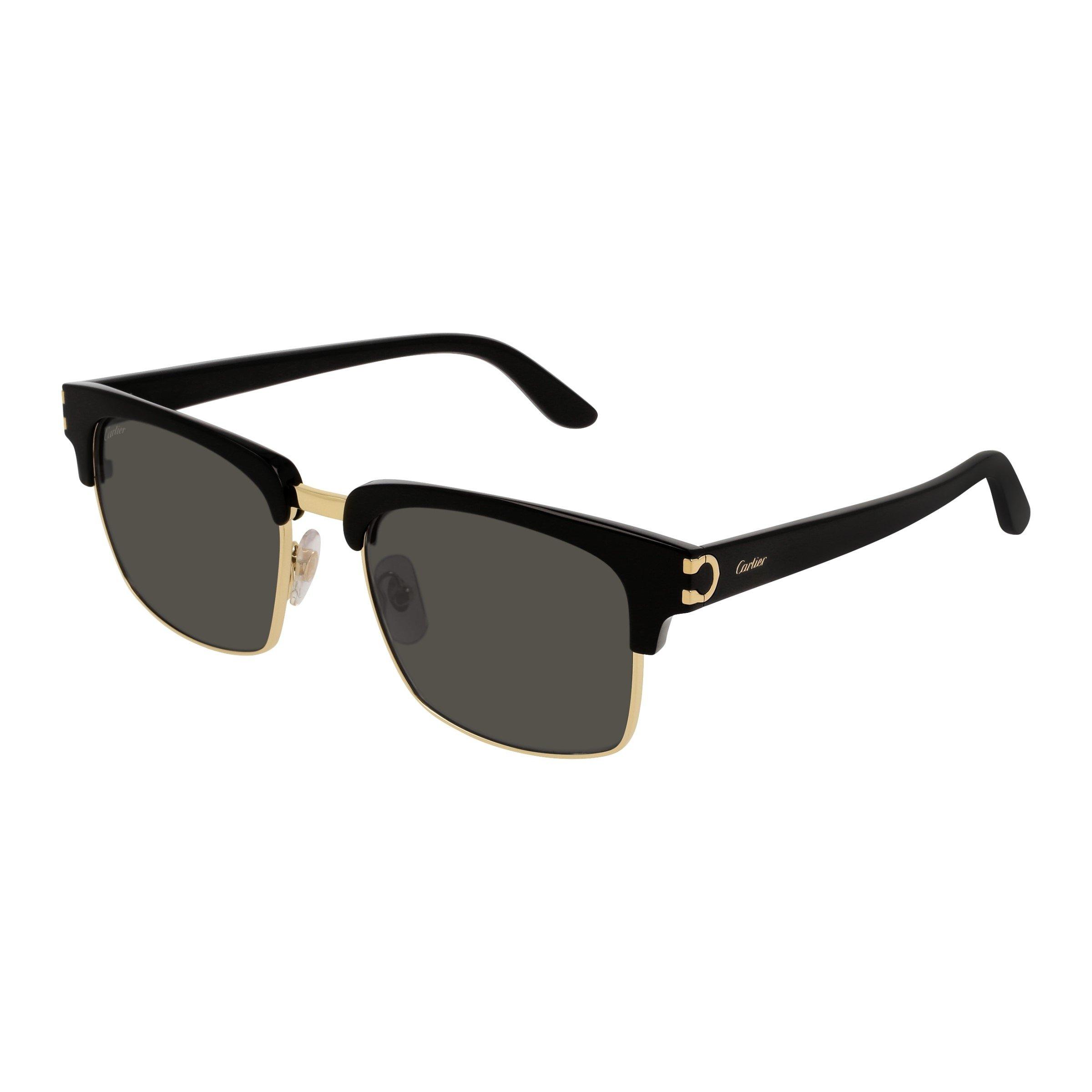 Brown/Black - Cartier - Cartier Mens CT0132S Wayfarer Sunglasses