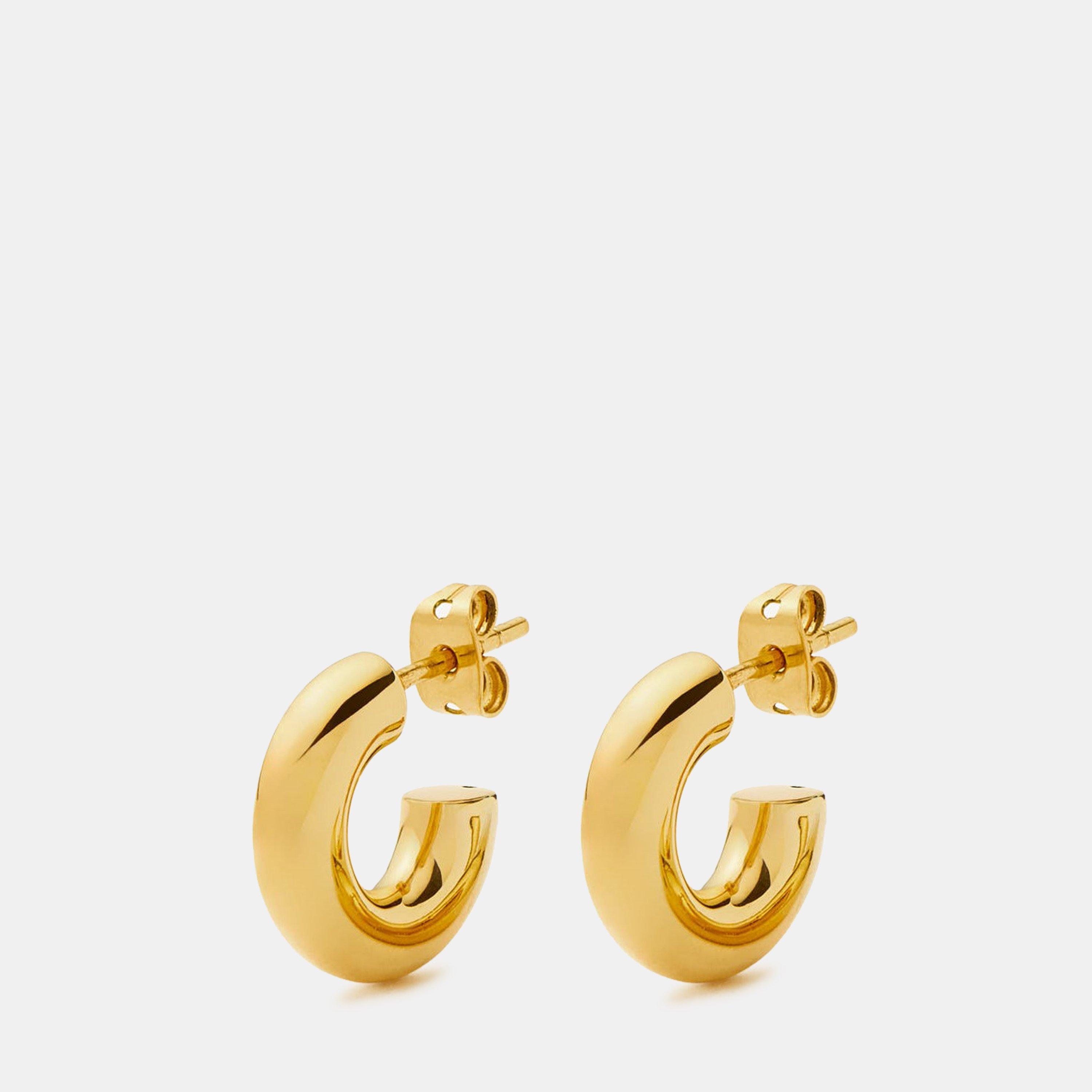Missoma Chubby Mini Hoop Earrings - Gold