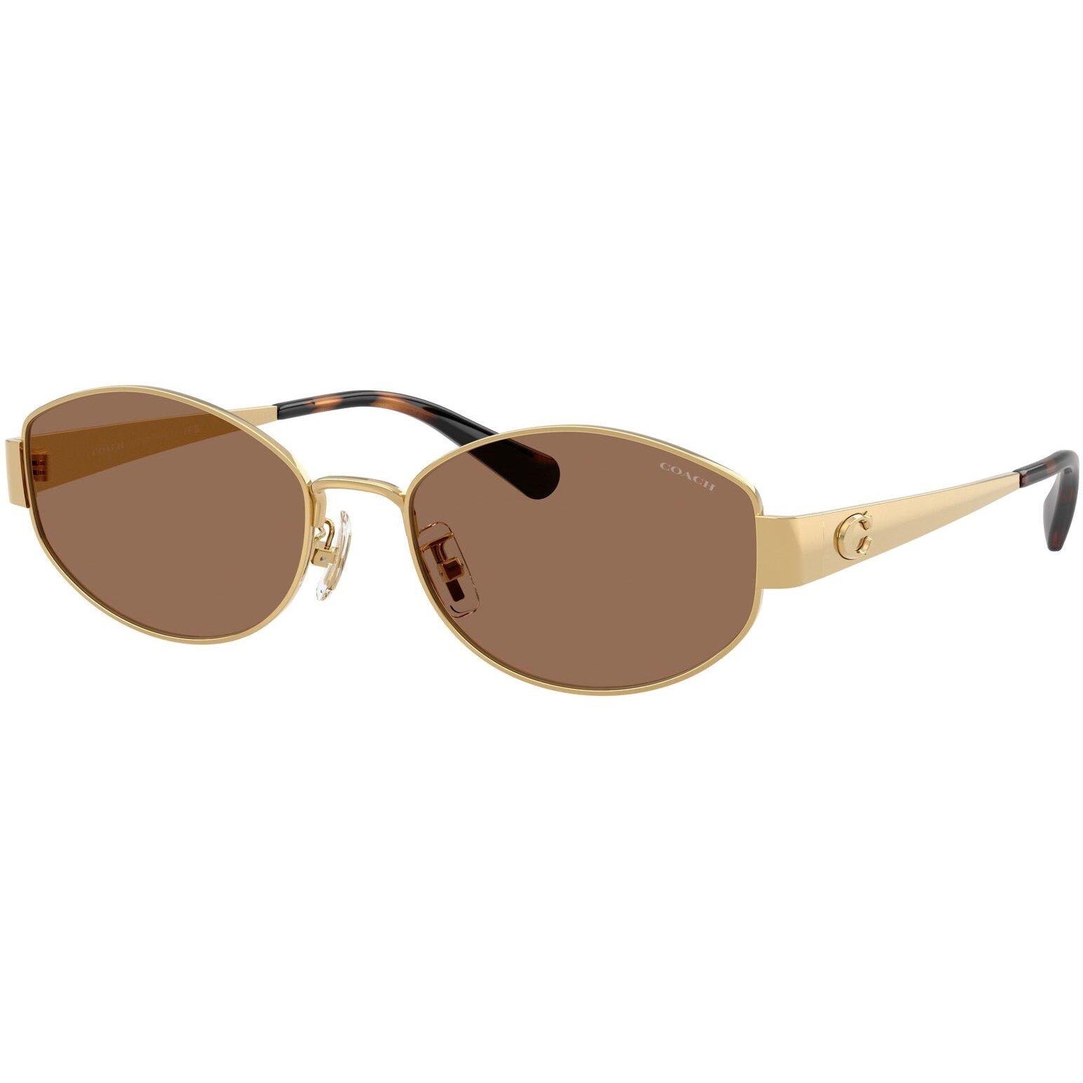 Gold/Brown - Coach - Women's 0HC7192D Round Sunglasses - 3