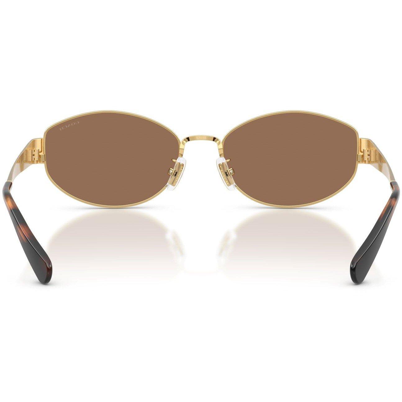 Gold/Brown - Coach - Women's 0HC7192D Round Sunglasses - 4