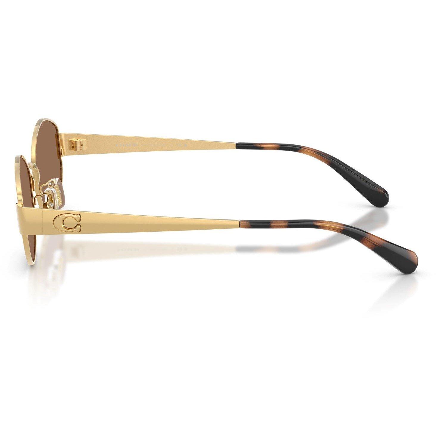 Gold/Brown - Coach - Women's 0HC7192D Round Sunglasses - 7