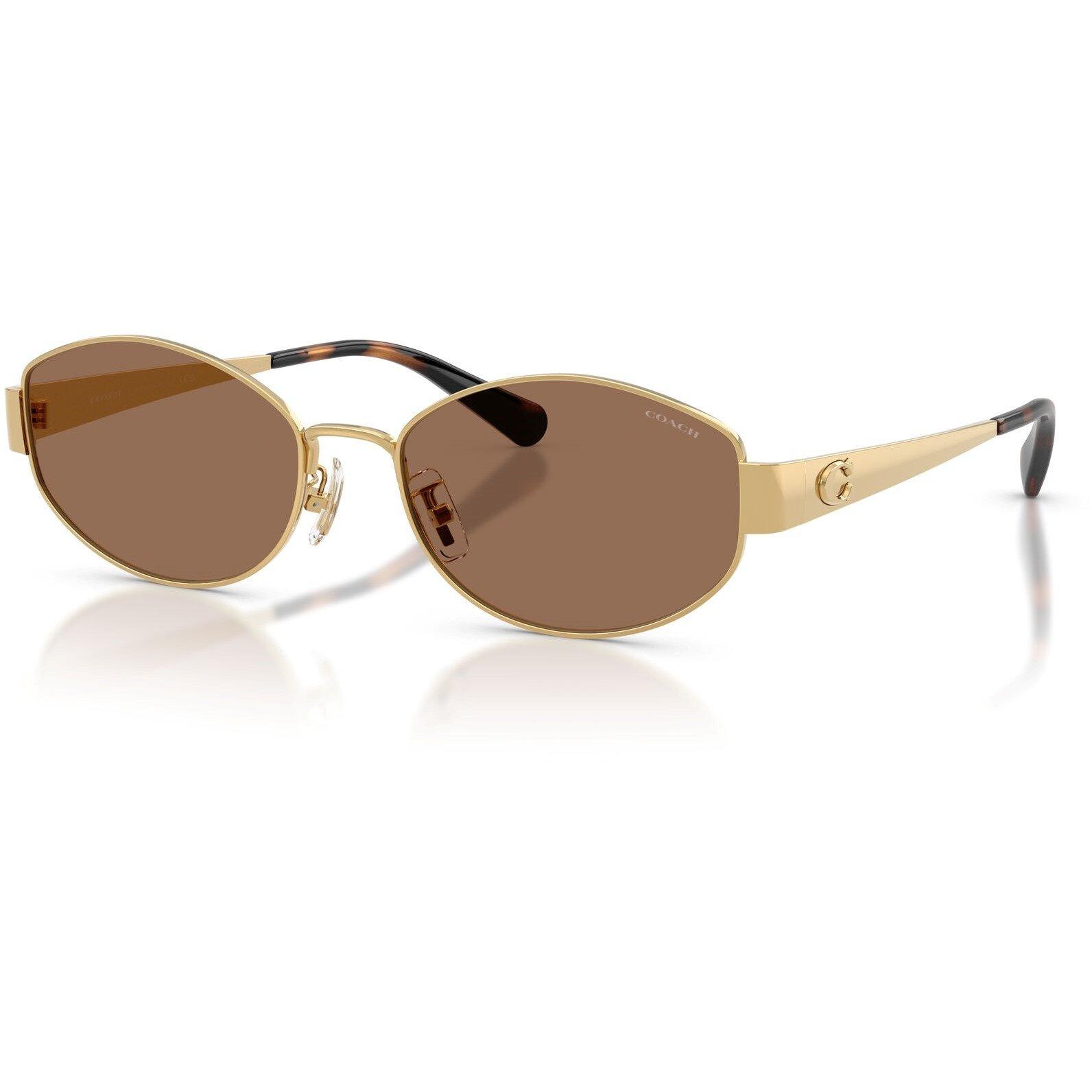 Gold/Brown - Coach - Women's 0HC7192D Round Sunglasses - 8