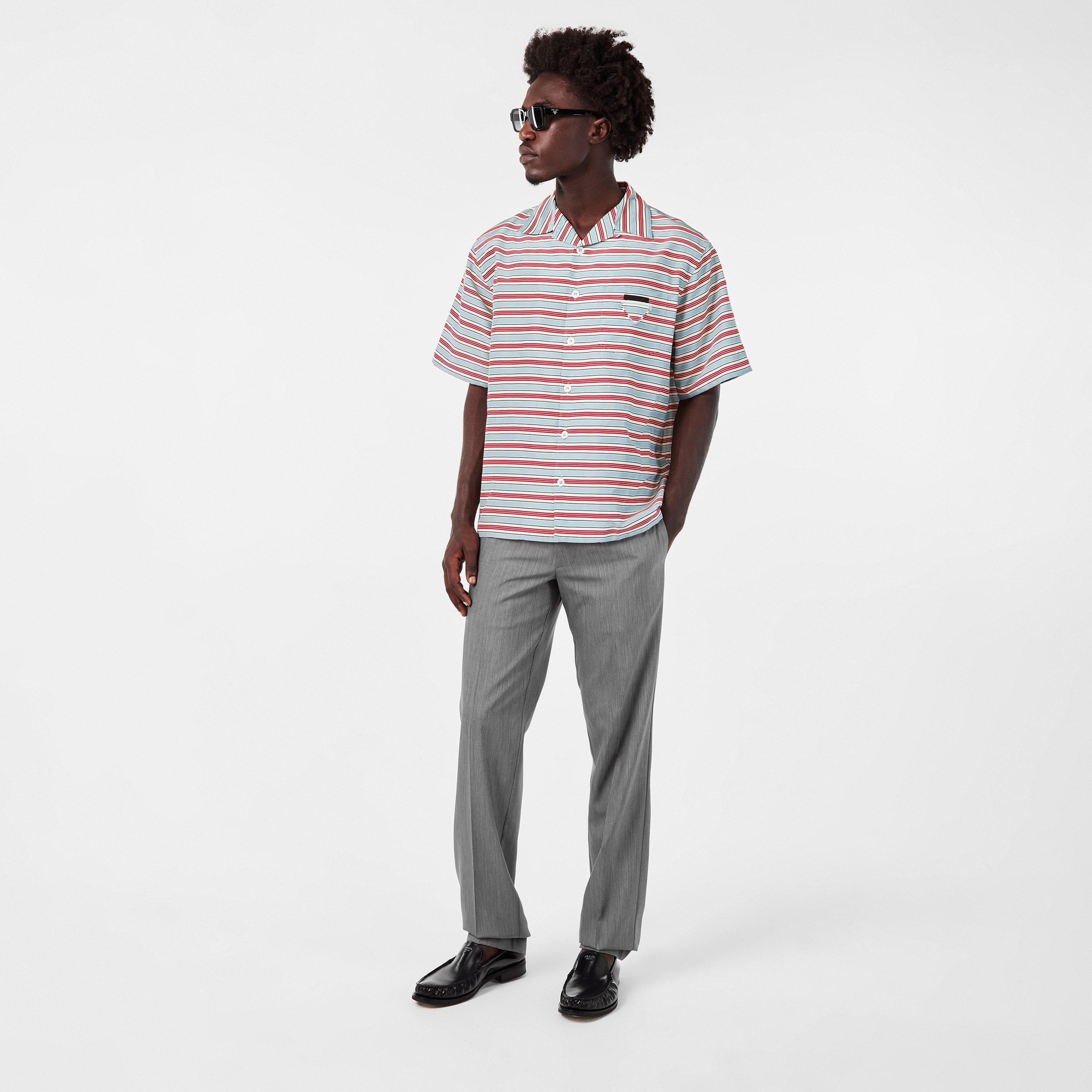 Black - Prada - Men's Square Sunglasses - 6