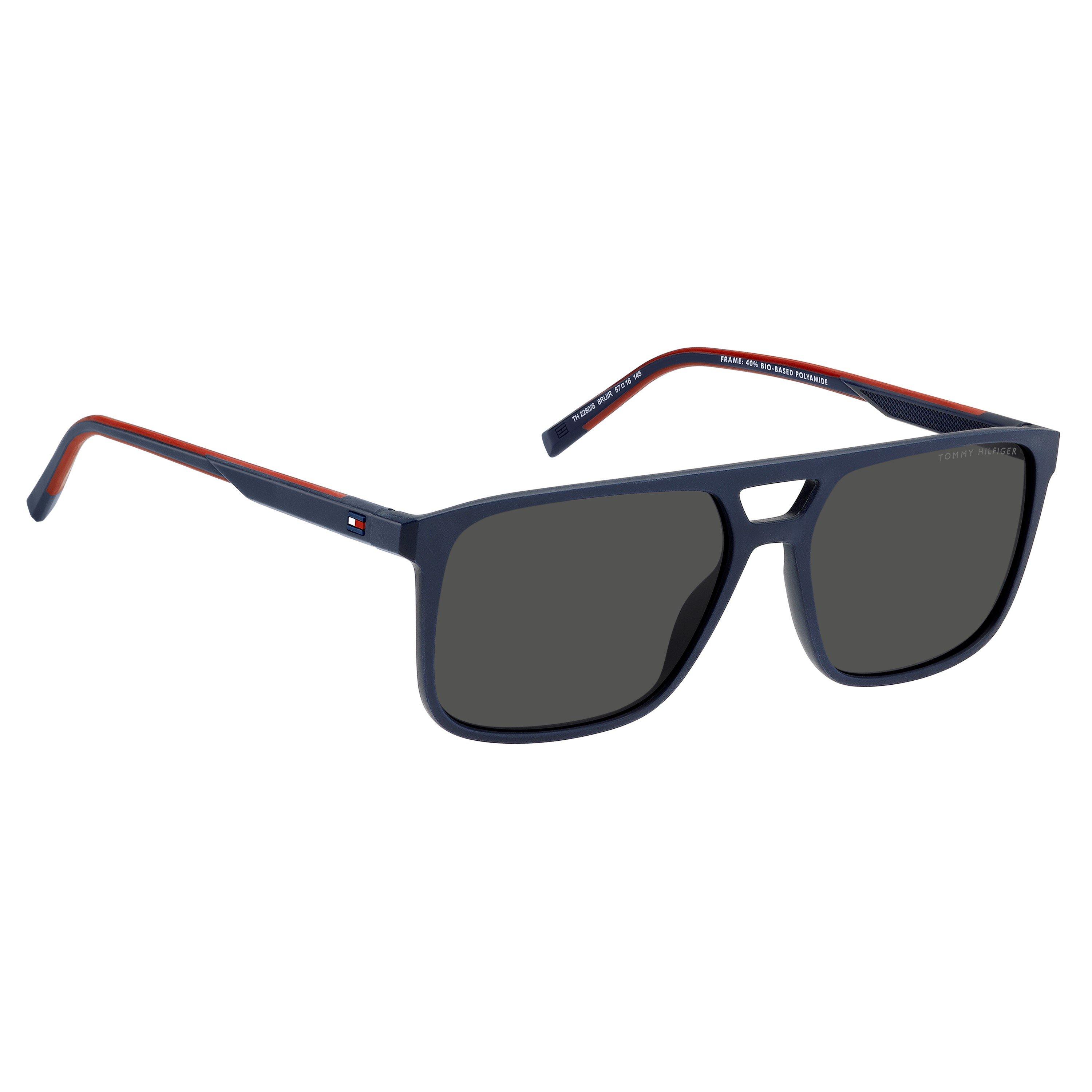 Blue Red - Tommy Hilfiger - Men's Angular Square Sunglasses - 2