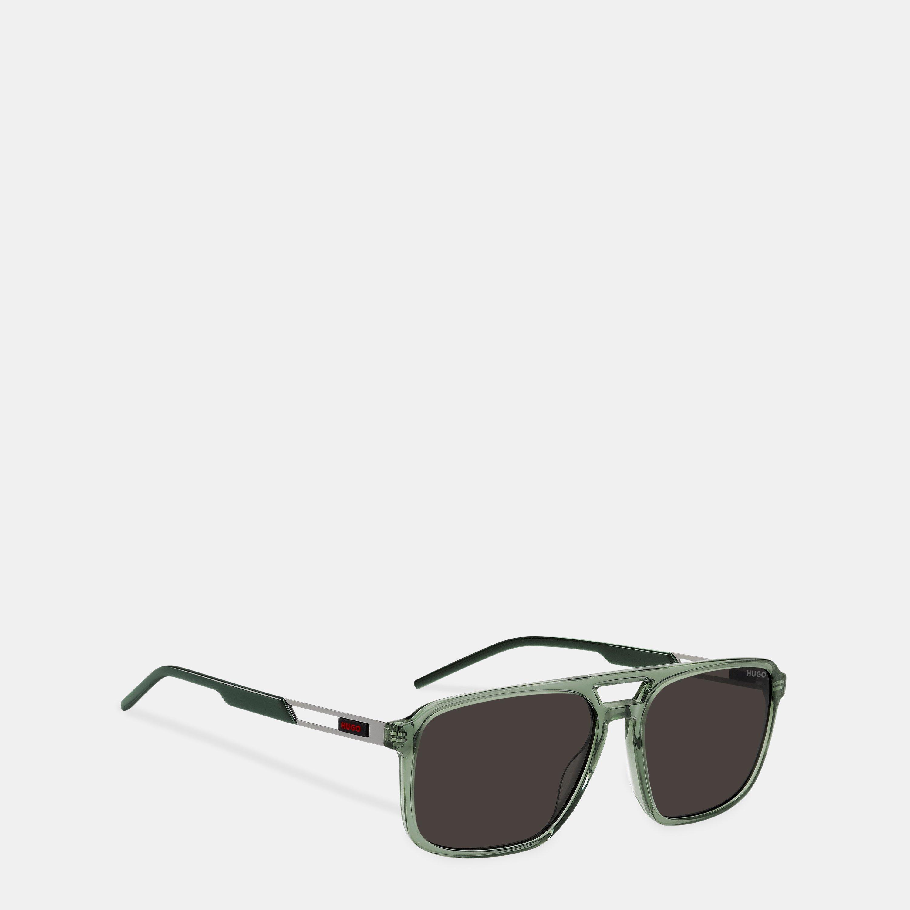 Green - Hugo - Men's HugoSun Navigator Aviator Sunglasses - 2