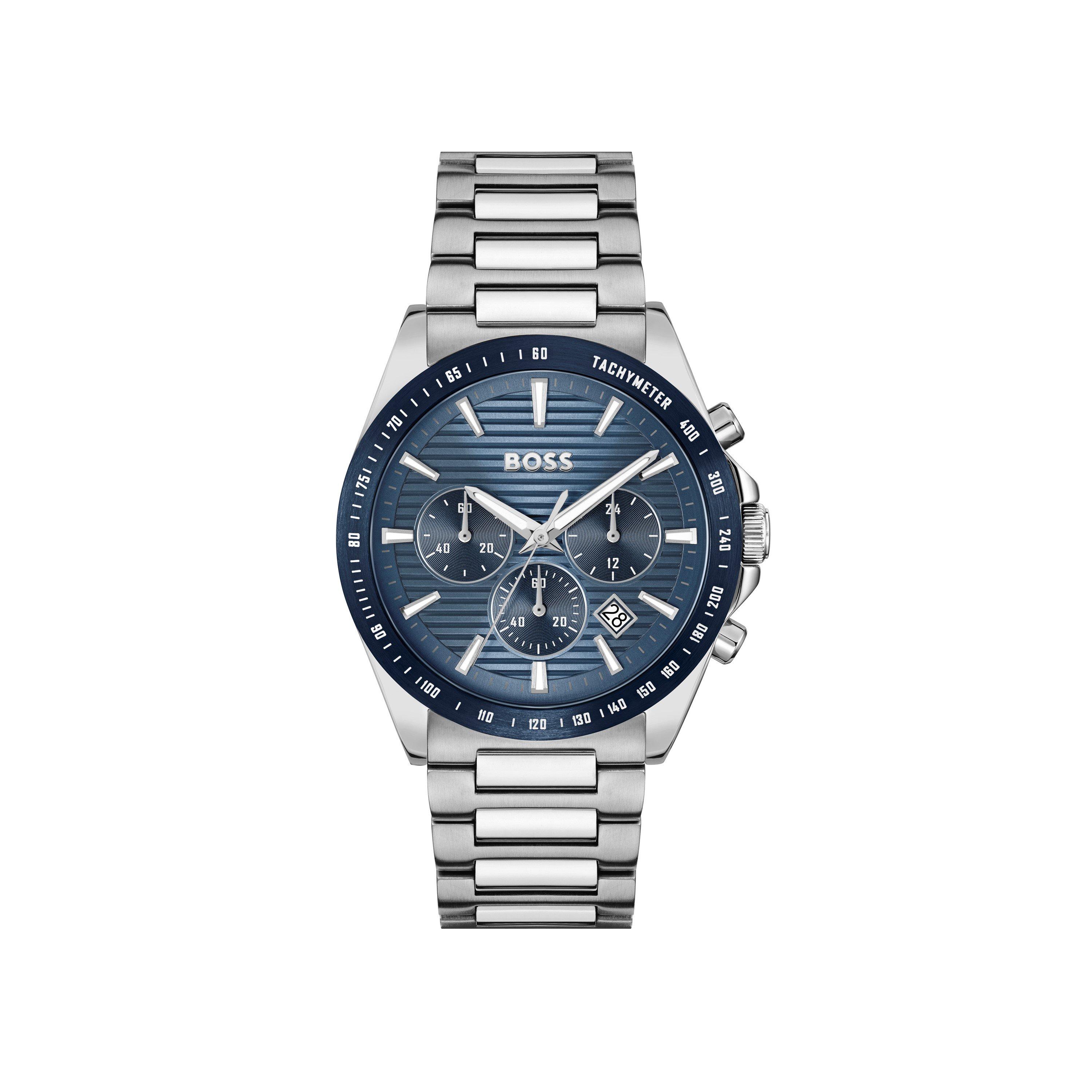 Blue/Steel - Boss - Men's Strike Chronograph Watch - 1