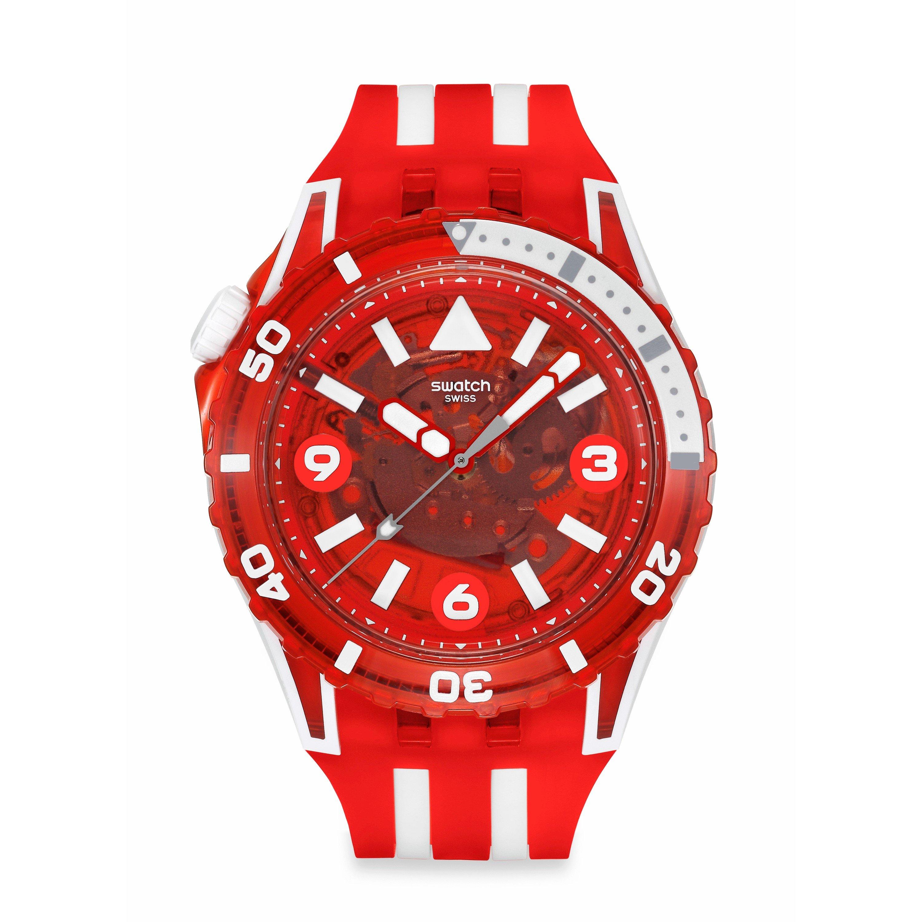 Swatch  Scubaqua Water Resistant Analogue Quartz Watch - Lion Mane