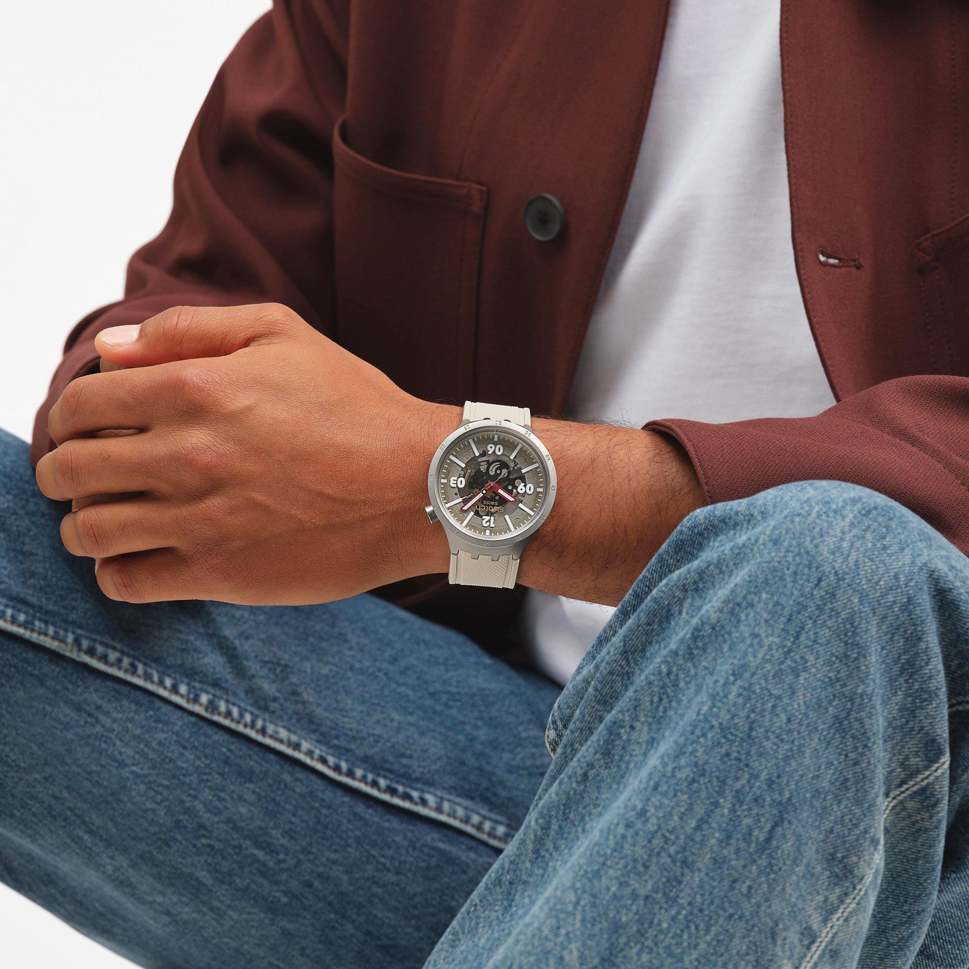 Confident - Swatch - Big Bold Irony 52 Oversized Analogue Quartz Watch - 2
