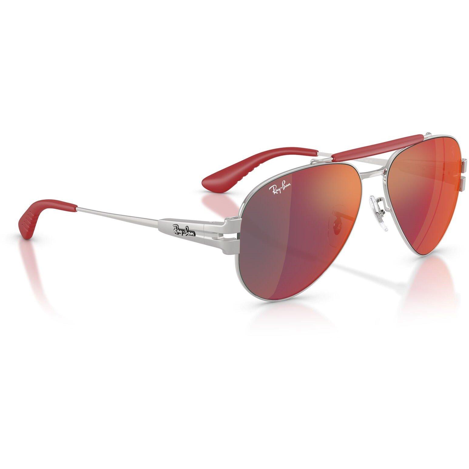 Silver - Ray-Ban - Men's Rayban Aviator Sunglasses - 3