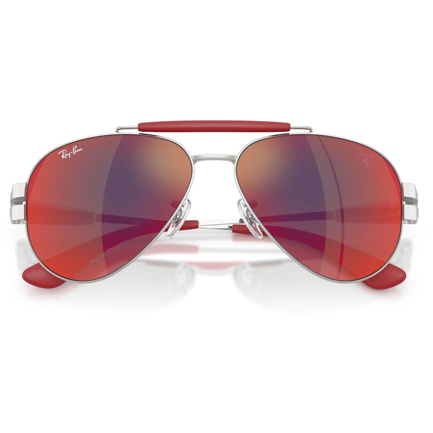 Silver - Ray-Ban - Men's Rayban Aviator Sunglasses - 5