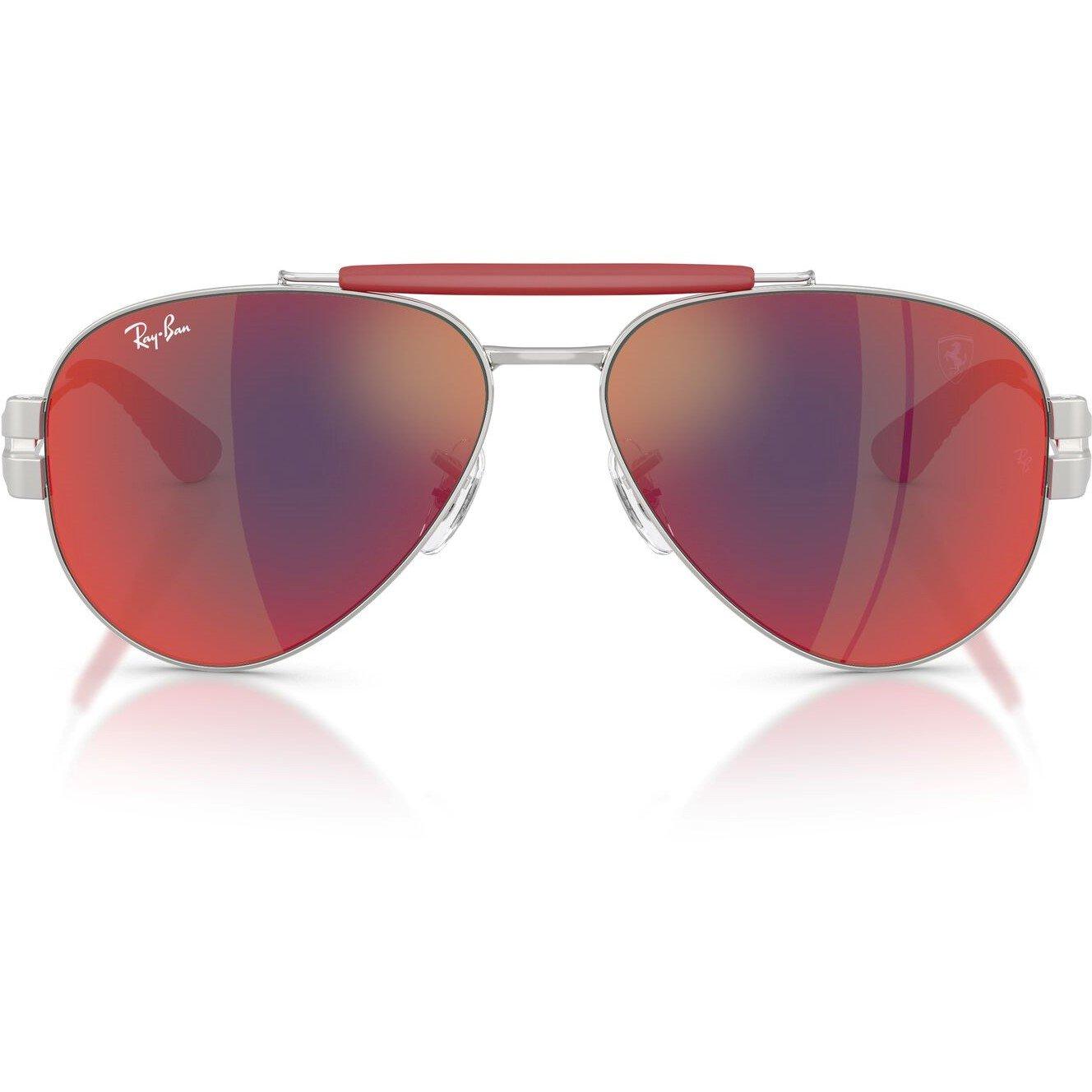 Silver - Ray-Ban - Men's Rayban Aviator Sunglasses - 6