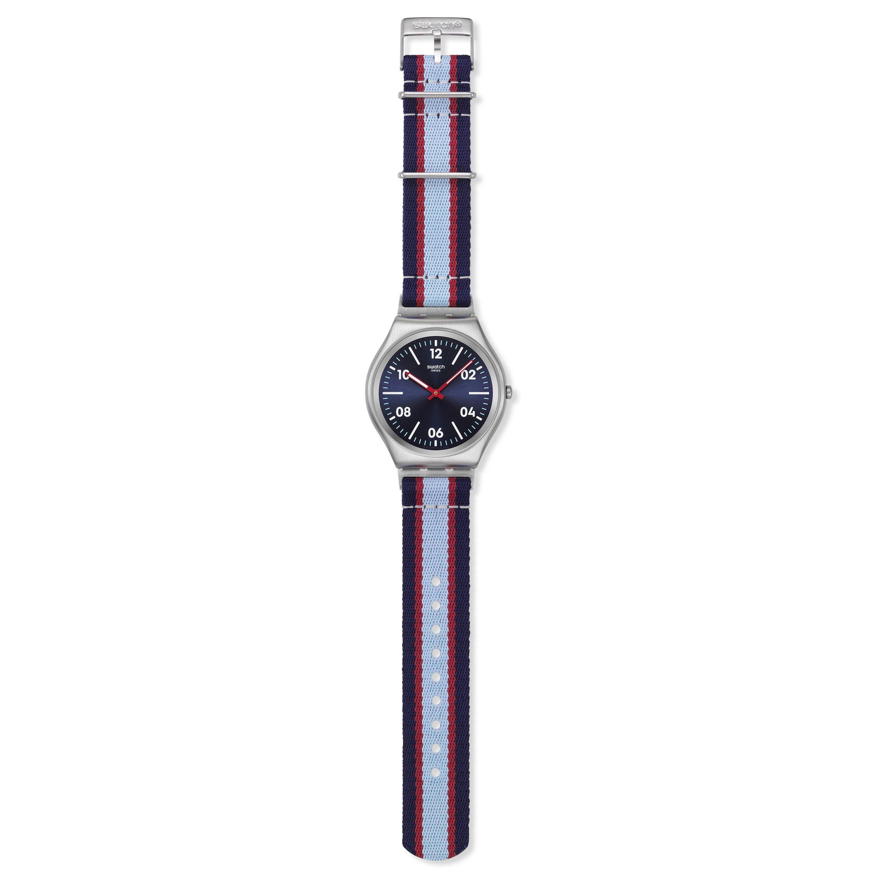 Swatch Men's Skin Irony 42 Metal Slim Profile Analogue Quartz