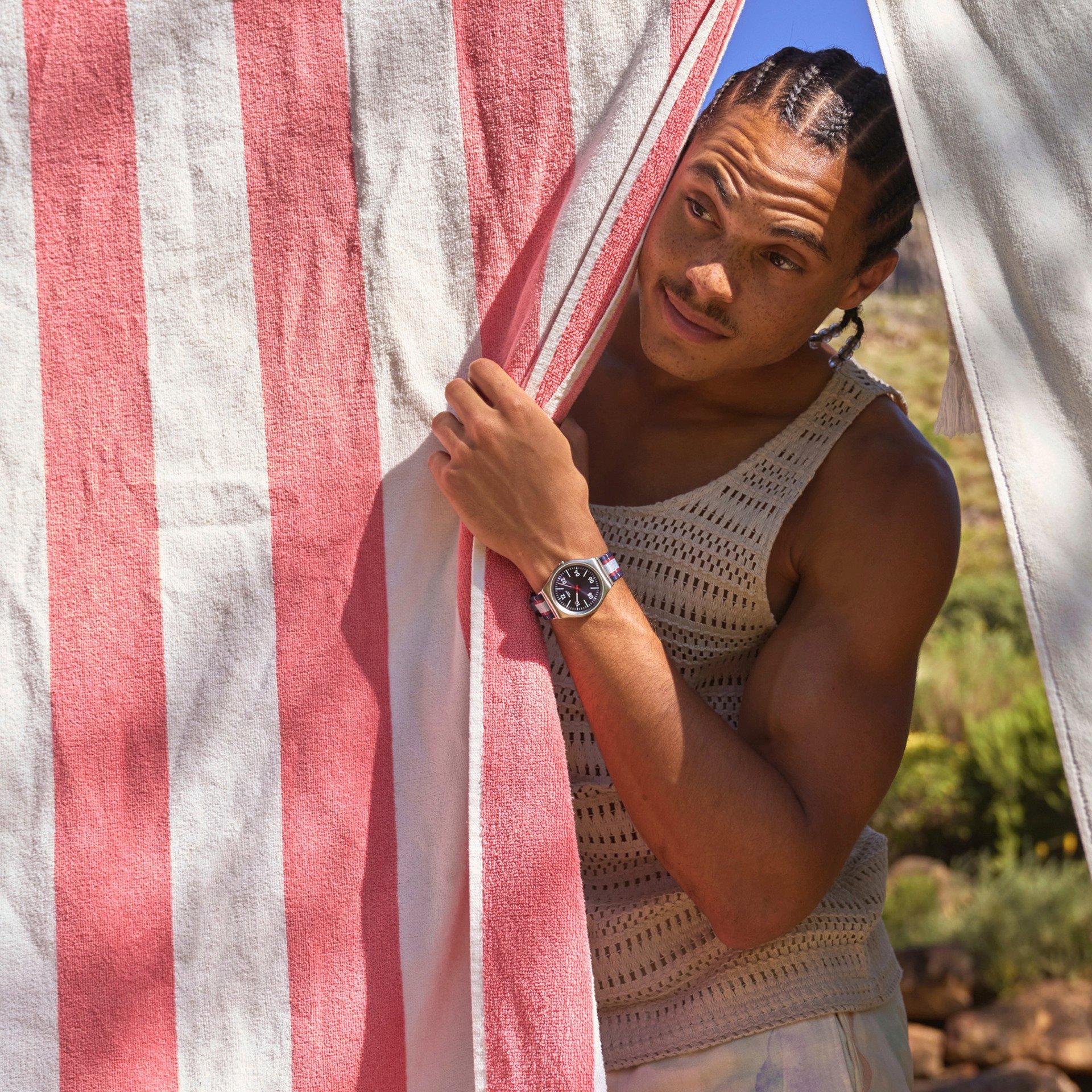 Beside The Sea - Swatch - Men's Skin Irony 42 Analogue Quartz Watch - 2