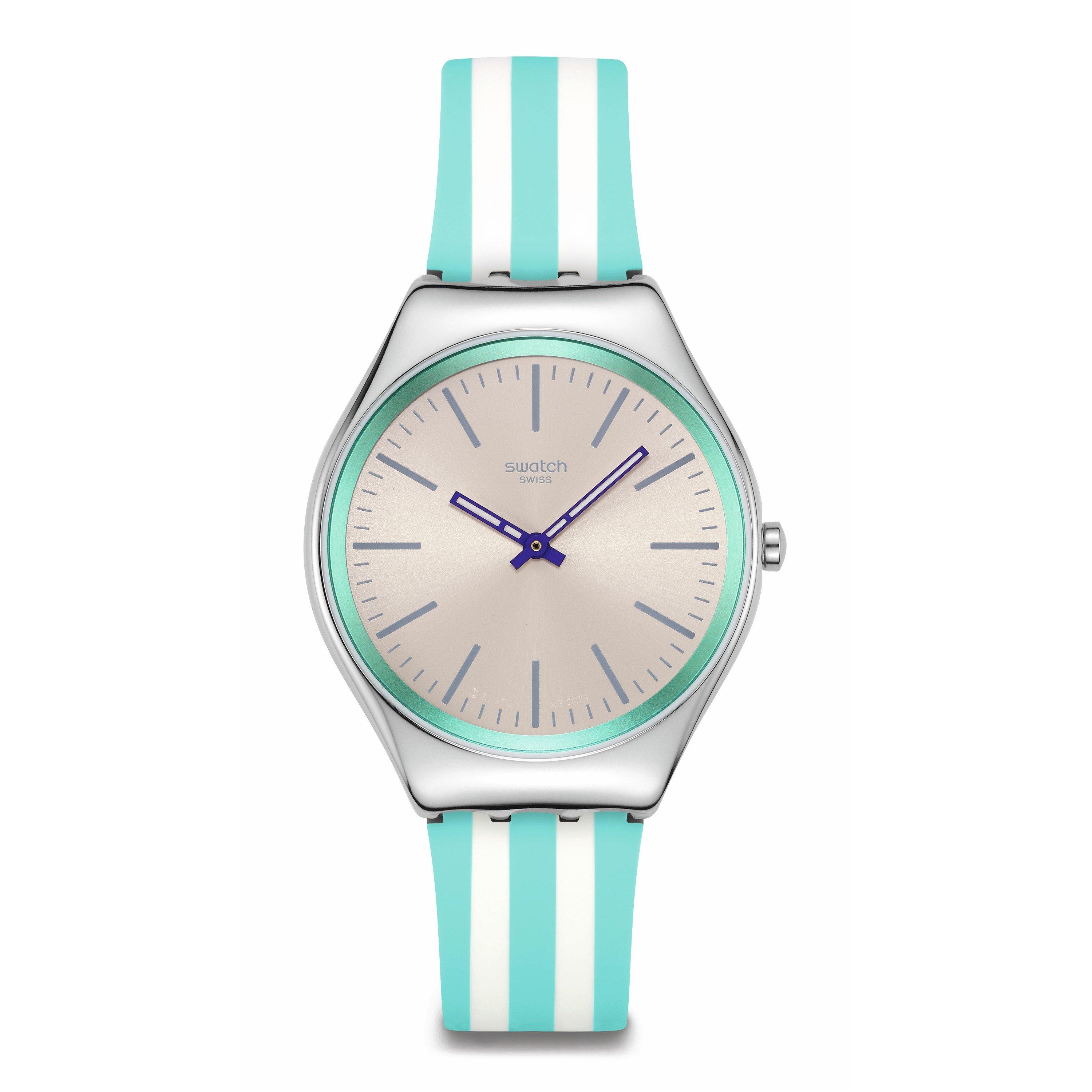 Swatch  Skin Irony Quartz Analogue Watch - Beach Hour