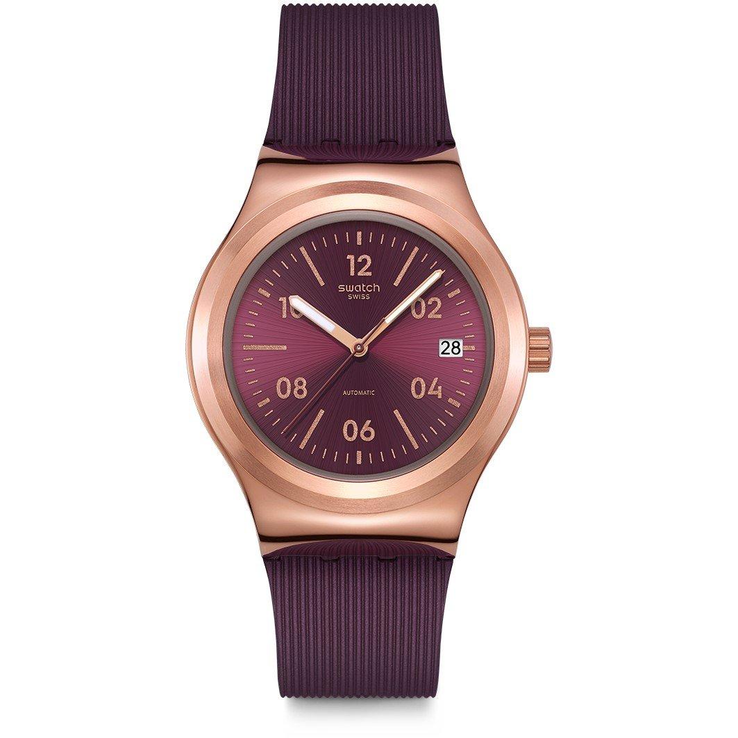 Swatch  Sistem 51 Irony 52 52Mm Analogue Quartz Watch - Burgundy Story
