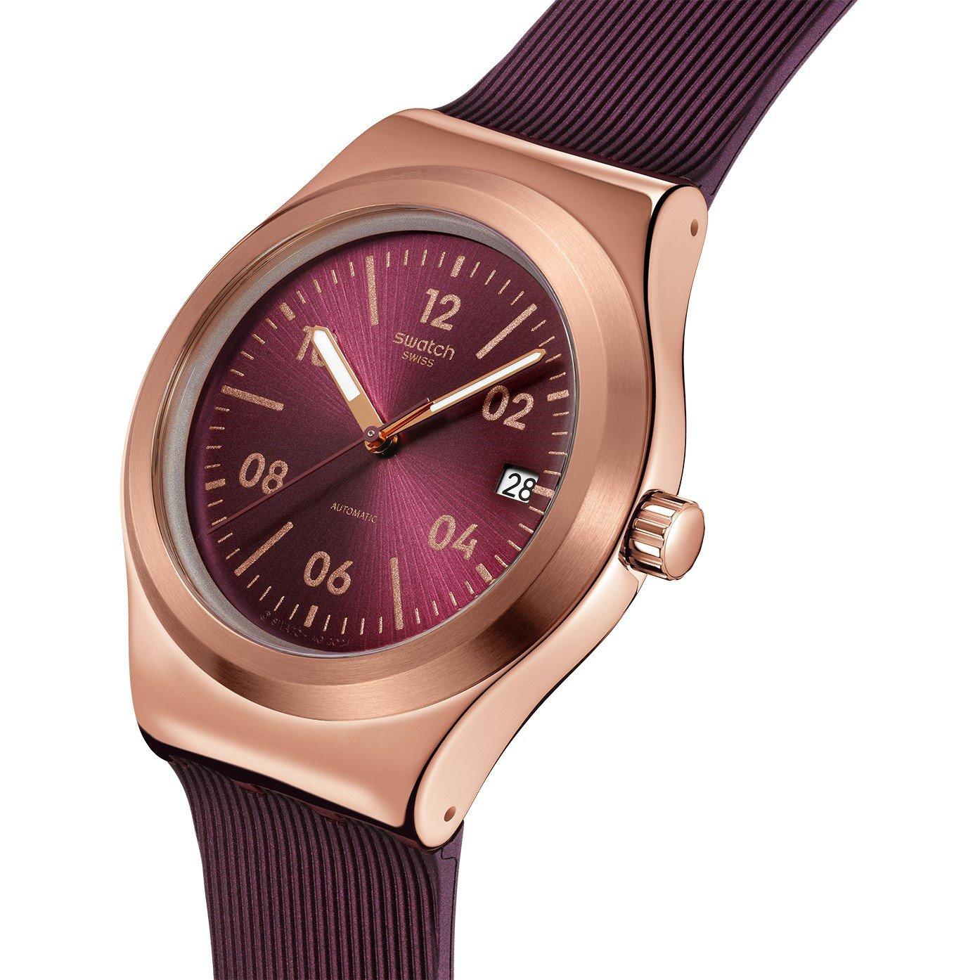 Burgundy Story - Swatch - Unisex Adults Sistem 51 Irony 52 Analogue Quartz Watch - 3
