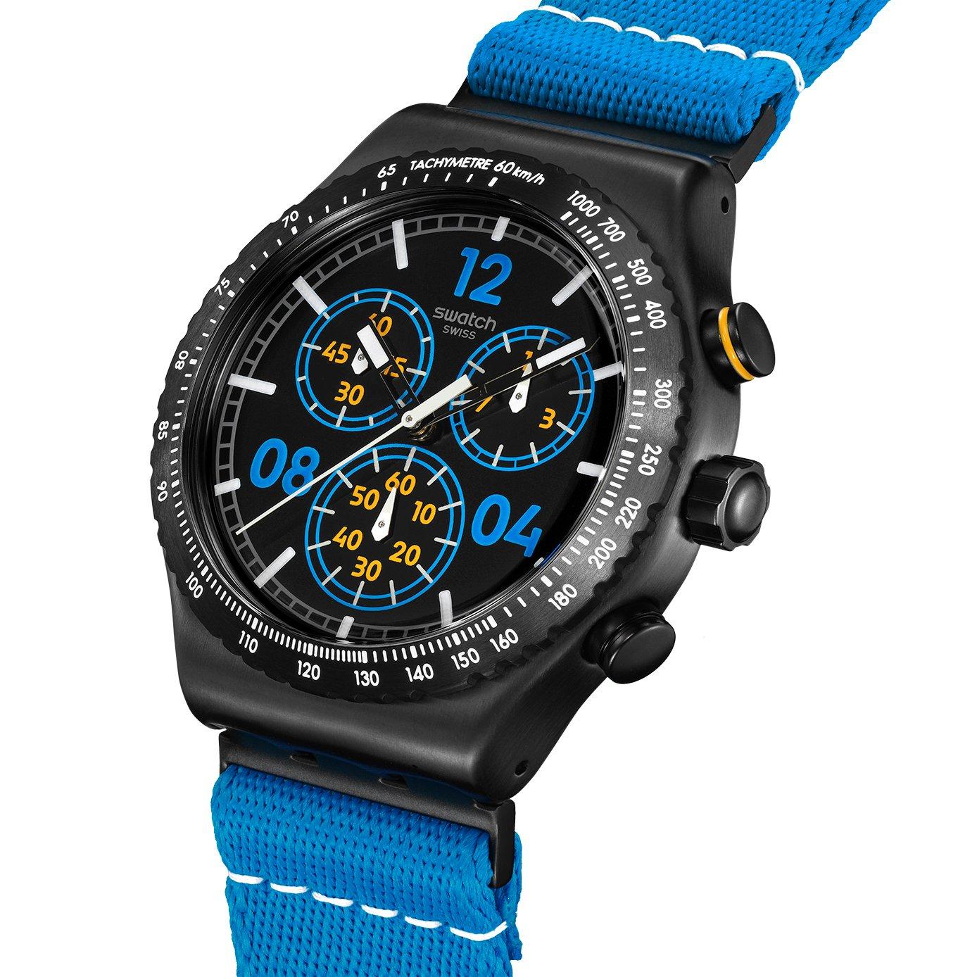 Moments In Blue - Swatch - Men's Irony Chrono Analogue Quartz Watch - 3