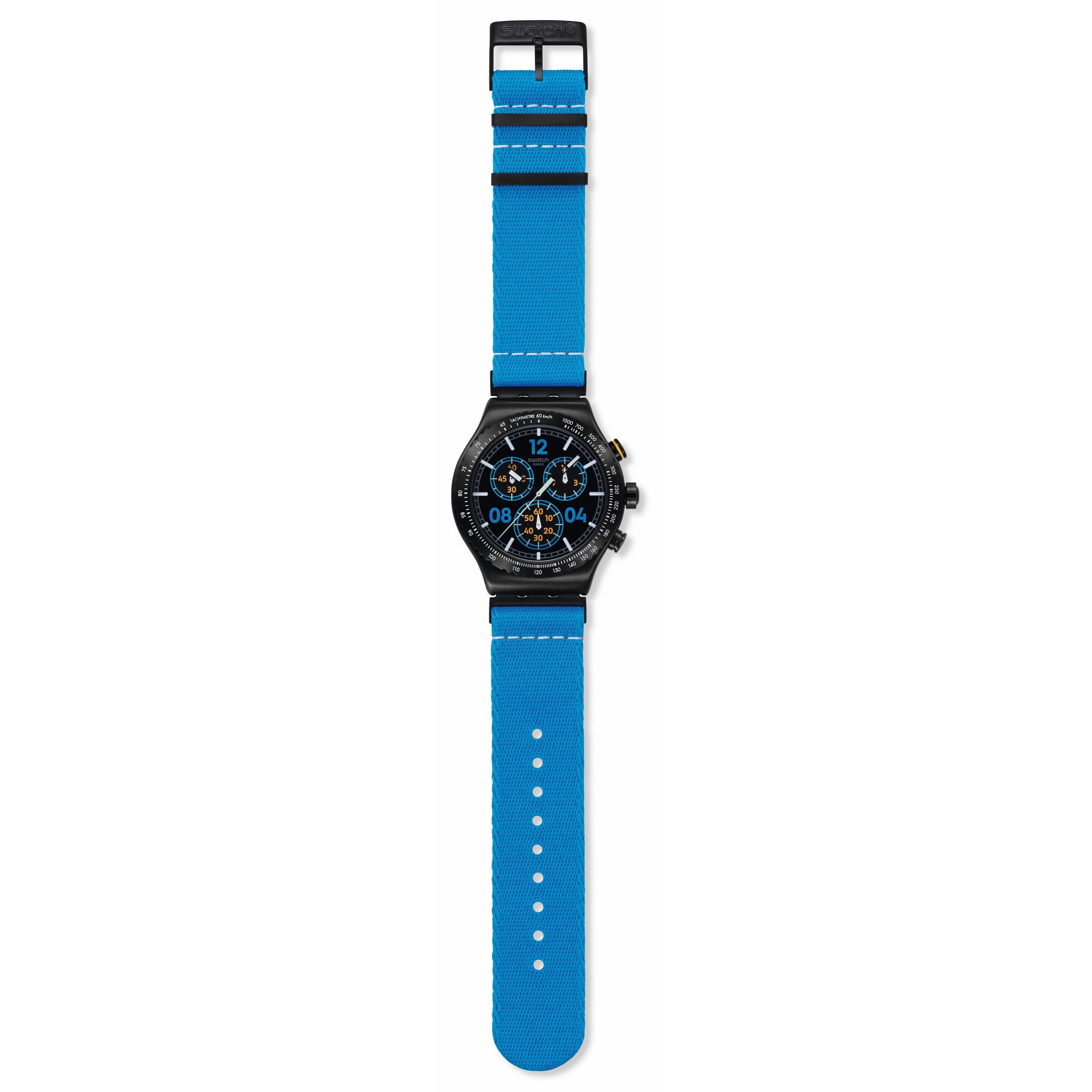 Moments In Blue - Swatch - Men's Irony Chrono Analogue Quartz Watch - 4
