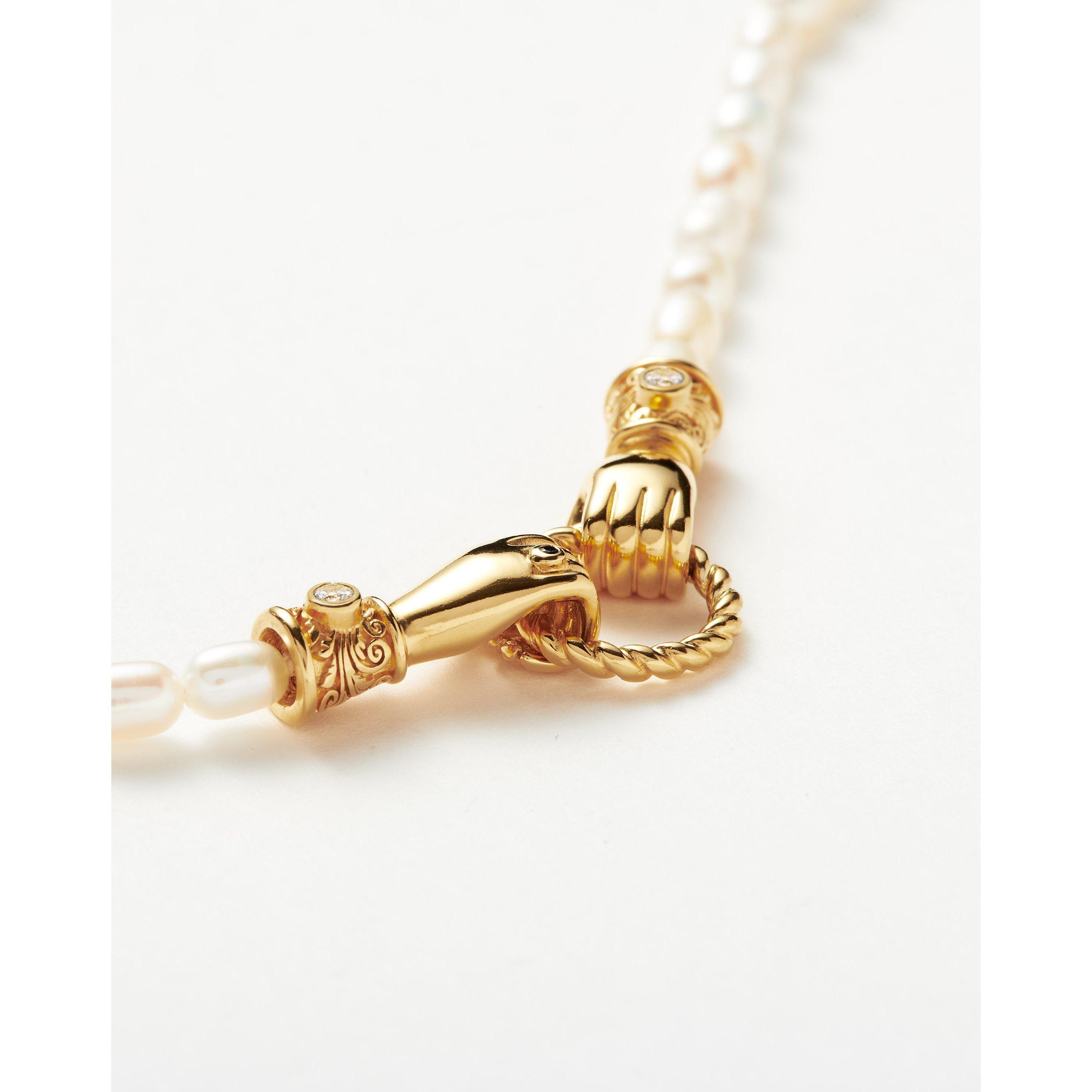 Gold - Missoma - Harris Reed In Good Hands Pearl Bracelet - 6