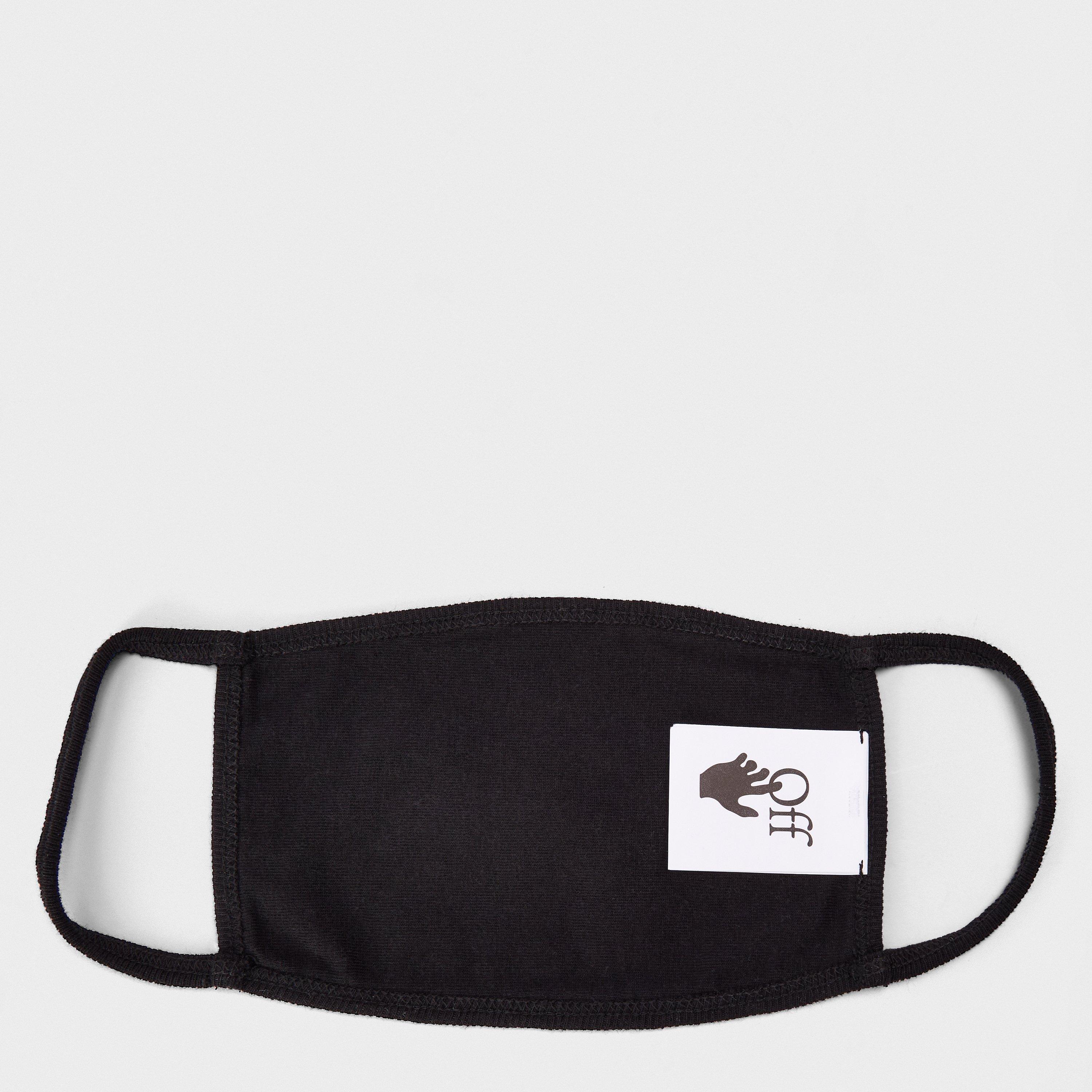 Black/Red - Off White - Men's Face Covering Masks - 2