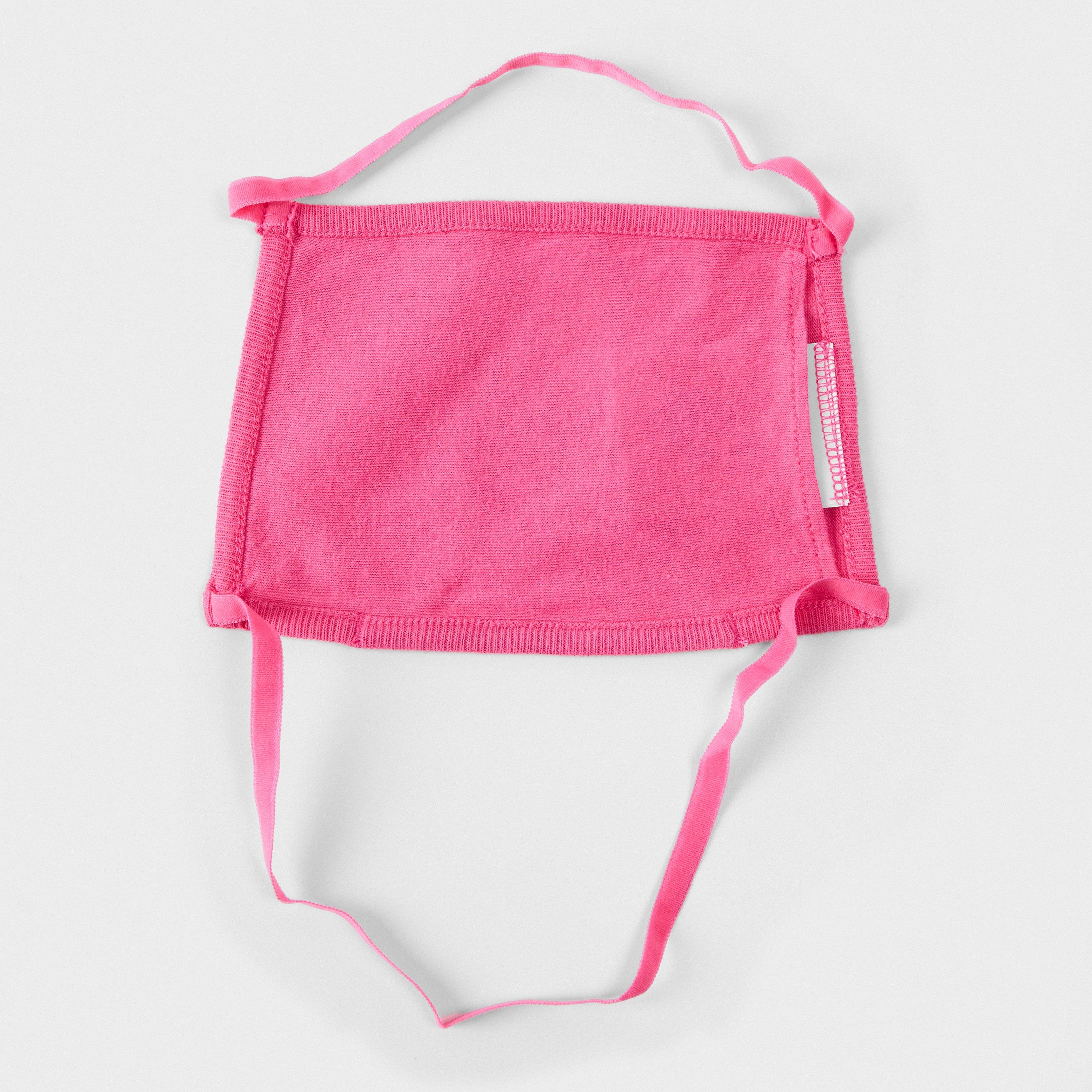 Fuchsia/White - Off White - Men's Face Covering Masks - 2