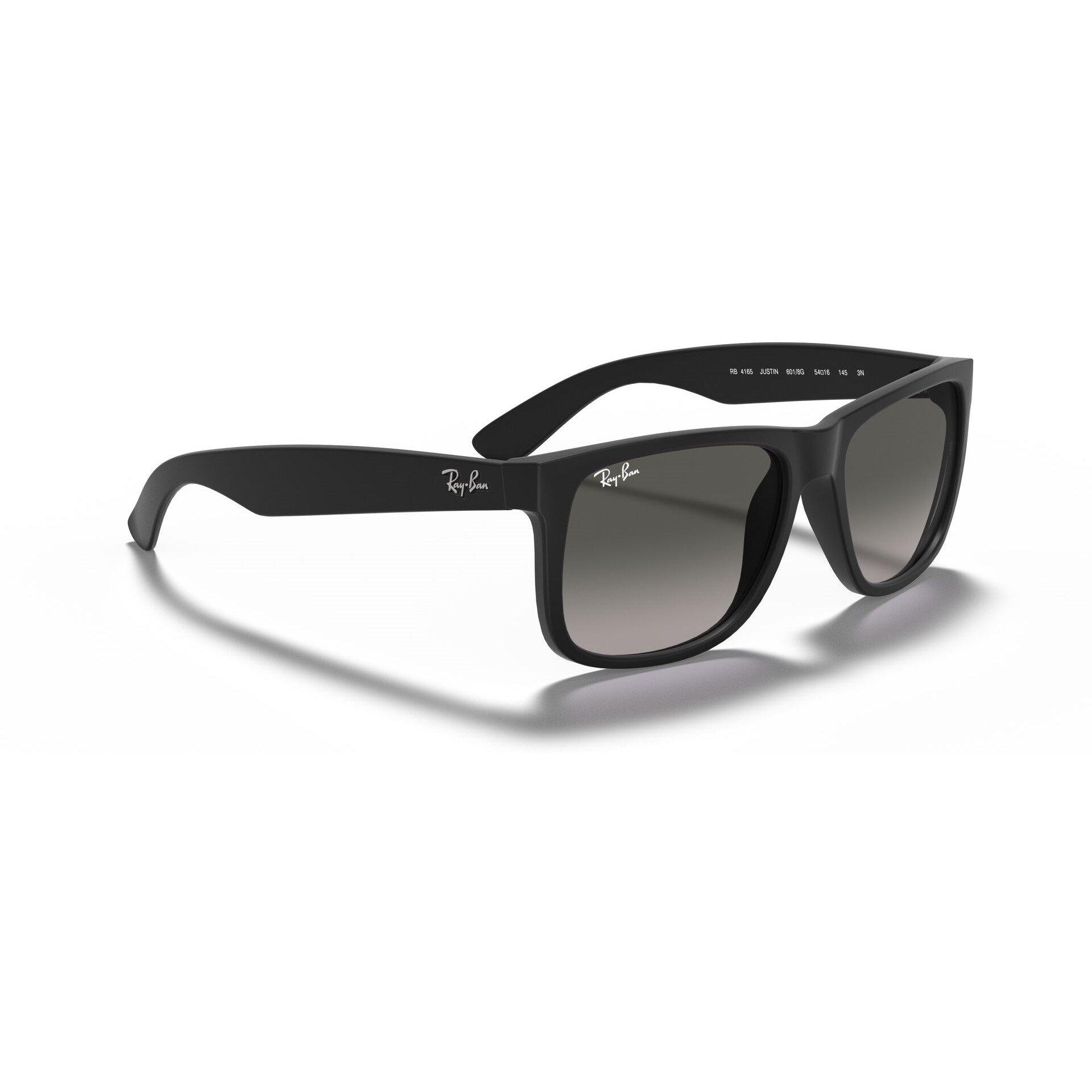 Rubber Black - Ray-Ban - Ray Ban Justin Square Sunglasses - 6