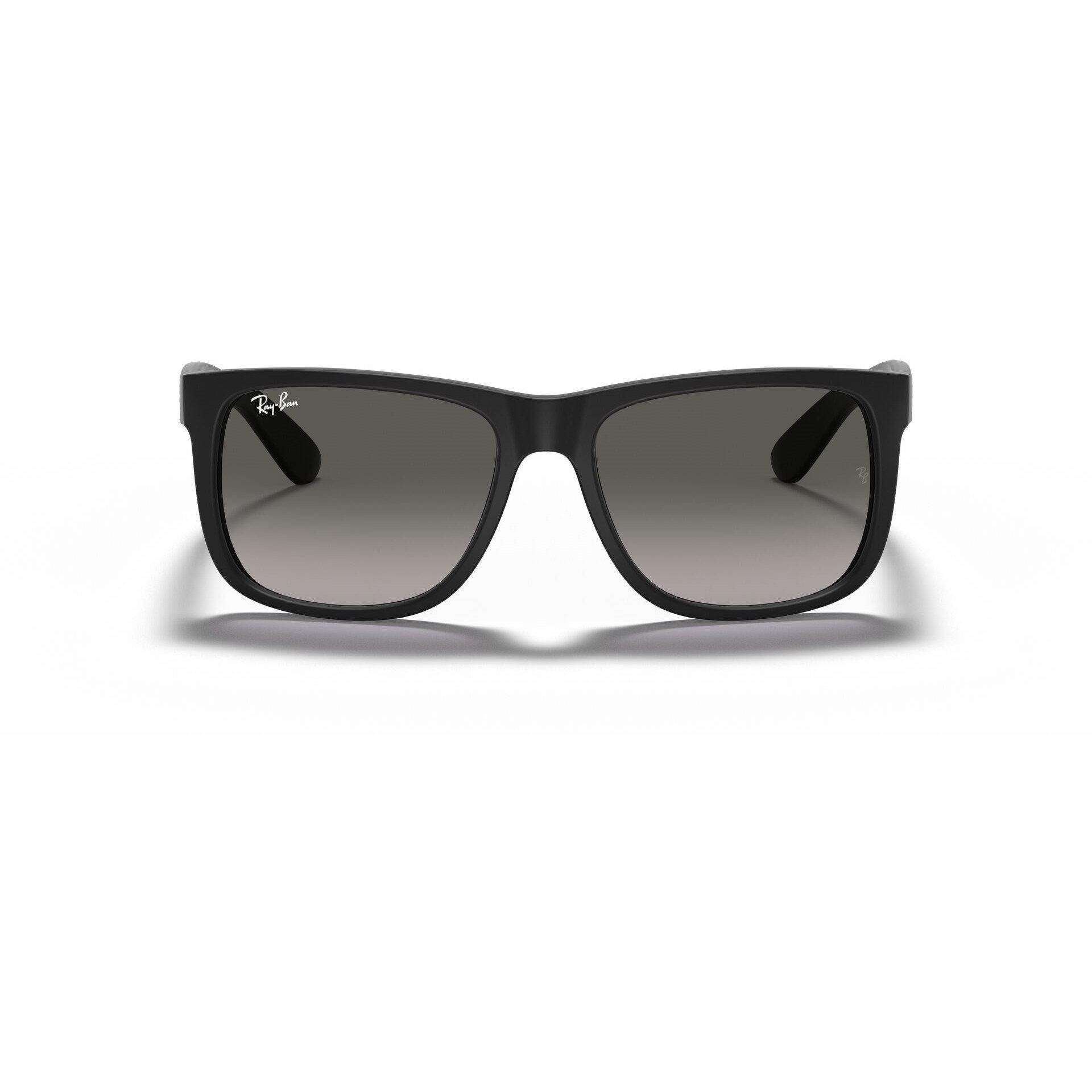 Rubber Black - Ray-Ban - Ray Ban Justin Square Sunglasses - 9