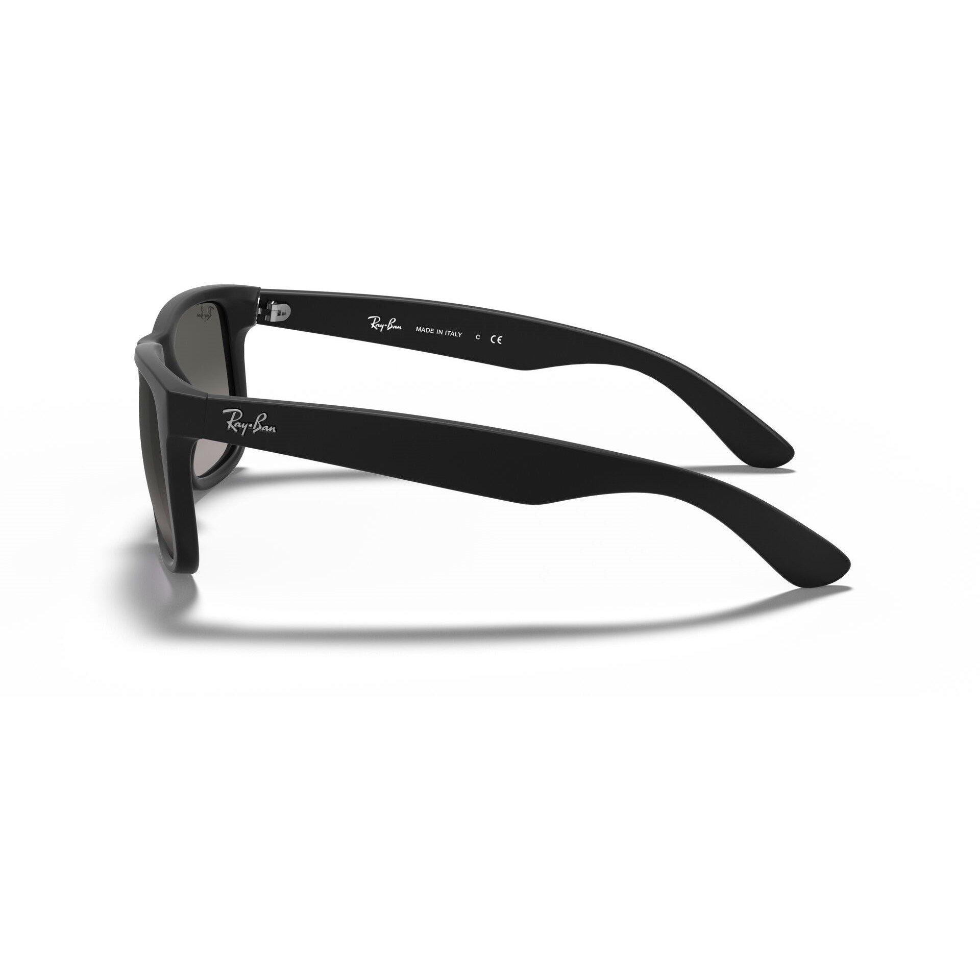 Rubber Black - Ray-Ban - Ray Ban Justin Square Sunglasses - 10