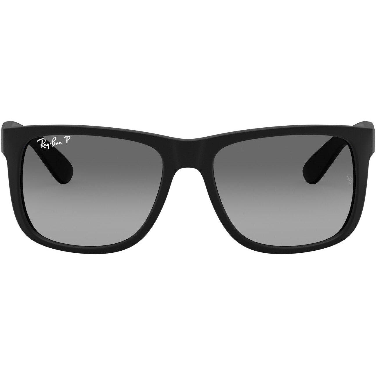 Rubber Black - Ray-Ban - Ray Ban Justin Square Sunglasses - 2